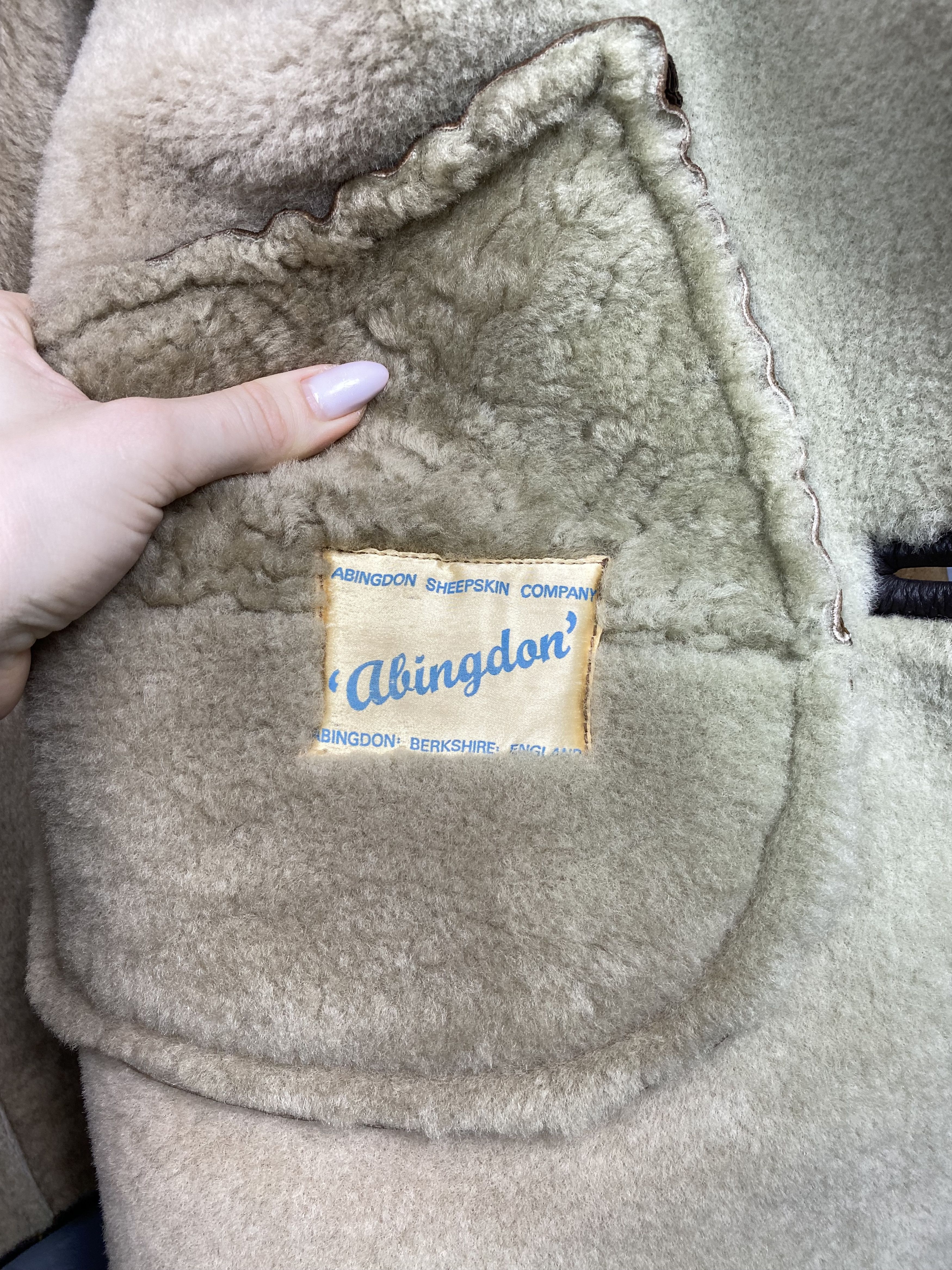 Other Abingdon Vintage Military Wear B-3 Sheepskin Jacket Coat Size US L / EU 52-54 / 3 - 5 Thumbnail