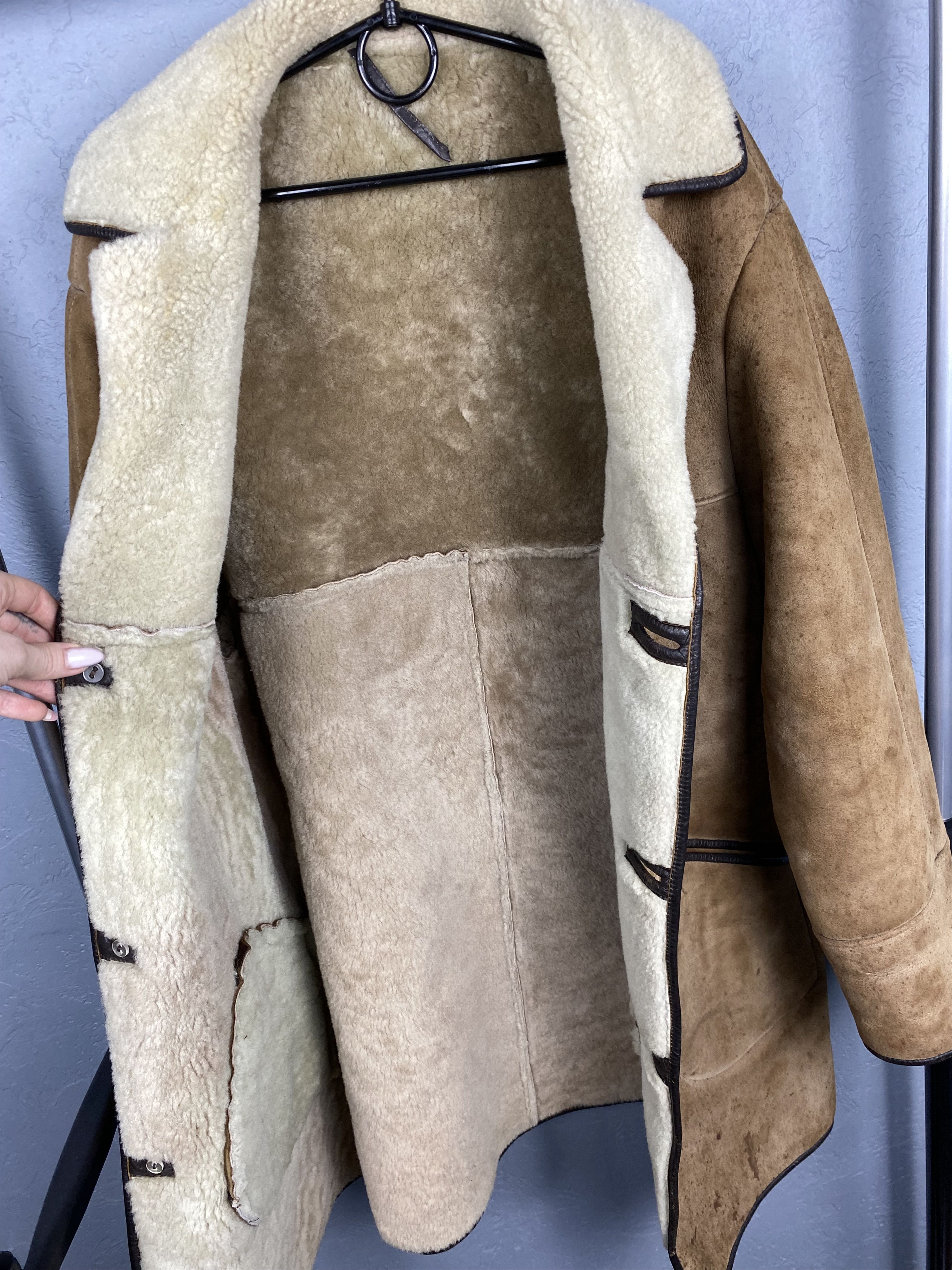 Other Abingdon Vintage Military Wear B-3 Sheepskin Jacket Coat Size US L / EU 52-54 / 3 - 3 Thumbnail