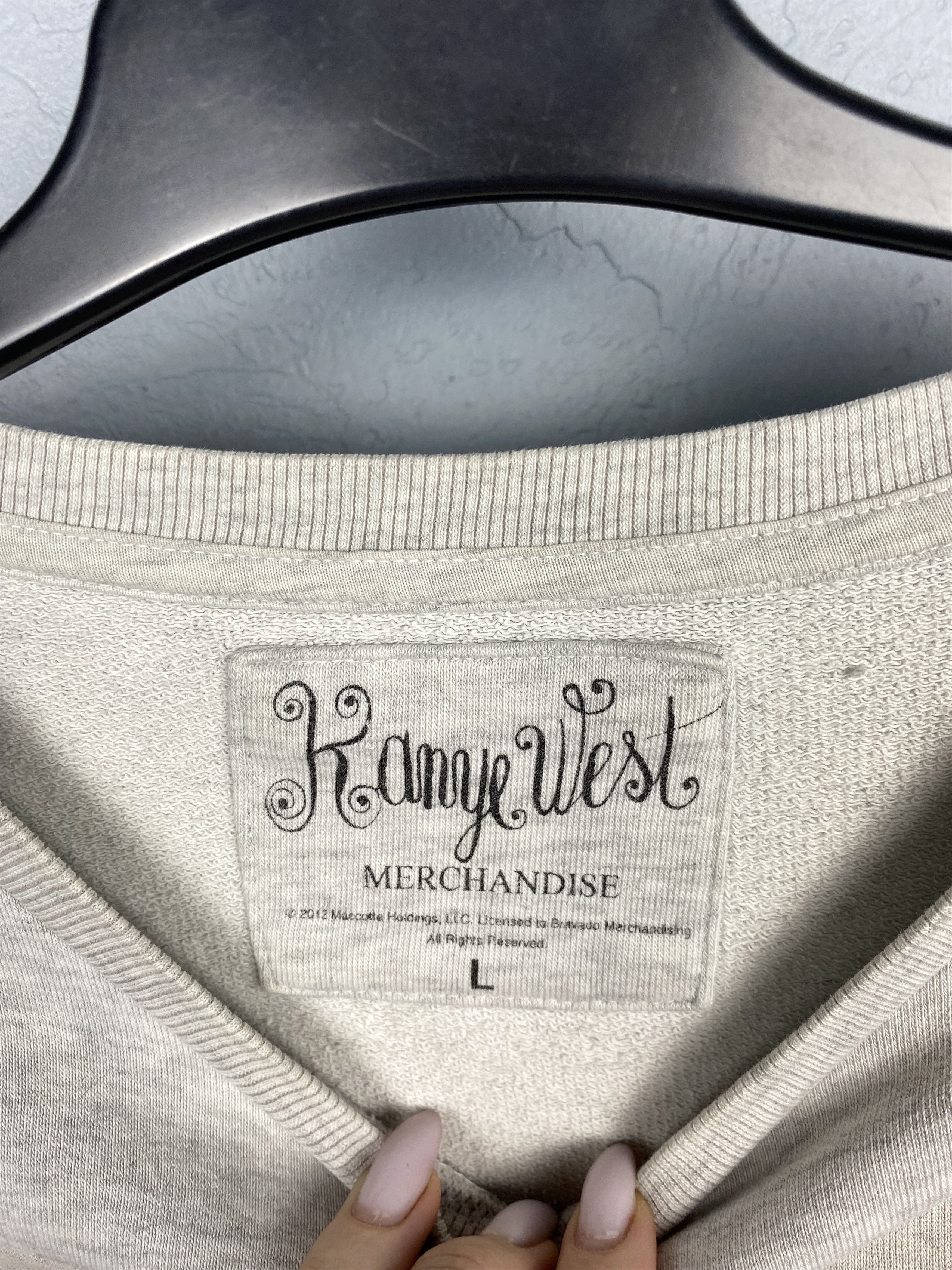 Kanye West Kanye West 2012 Official Merchandise Sweatshirt Rap Hype Size US L / EU 52-54 / 3 - 4 Thumbnail