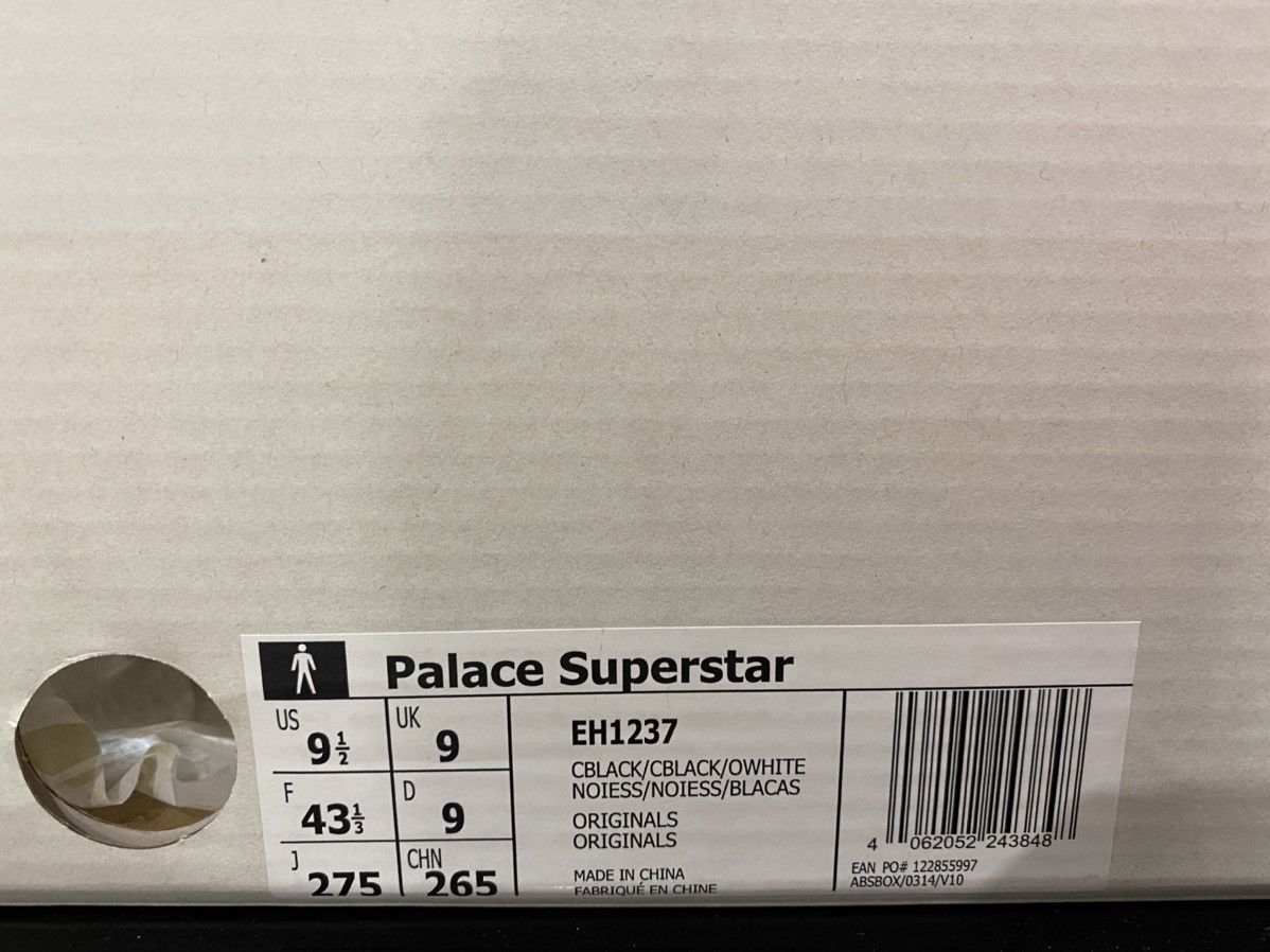Adidas × Palace Palace Superstar Adidas Size US 9.5 / EU 42-43 - 2 Thumbnail