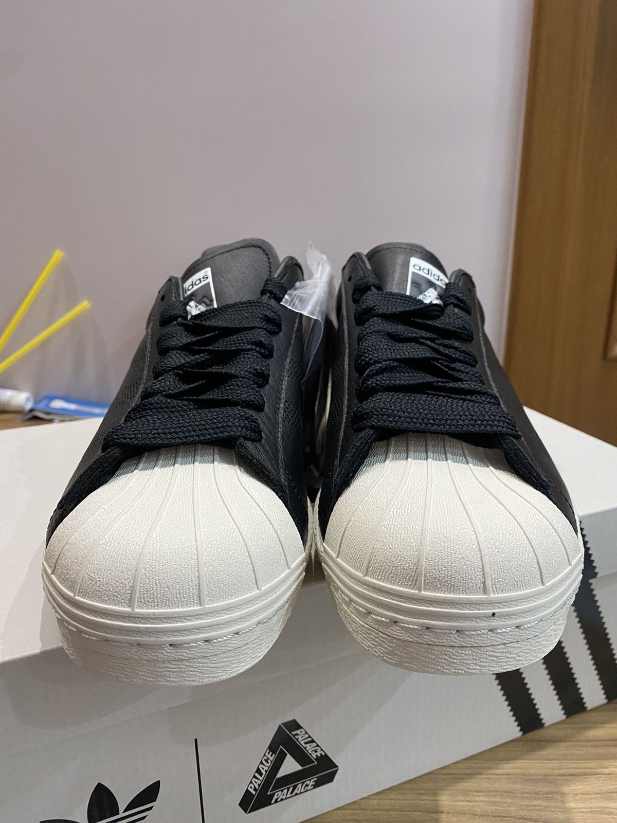 Adidas × Palace Palace Superstar Adidas Size US 9.5 / EU 42-43 - 3 Thumbnail