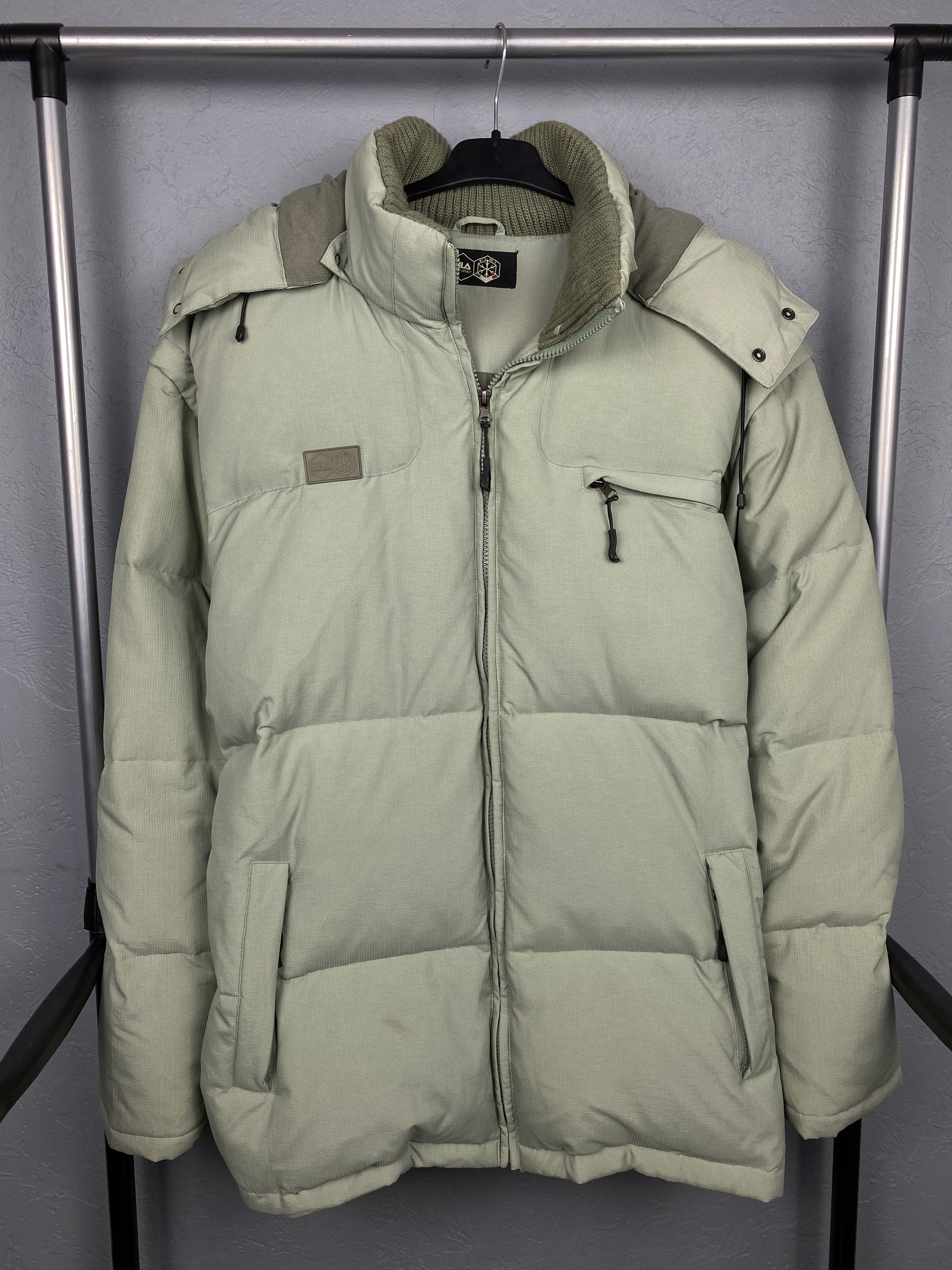 Fila Vintage Fila Mens Goose Down Puffer Jacket Size US XL / EU 56 / 4 - 1 Thumbnail