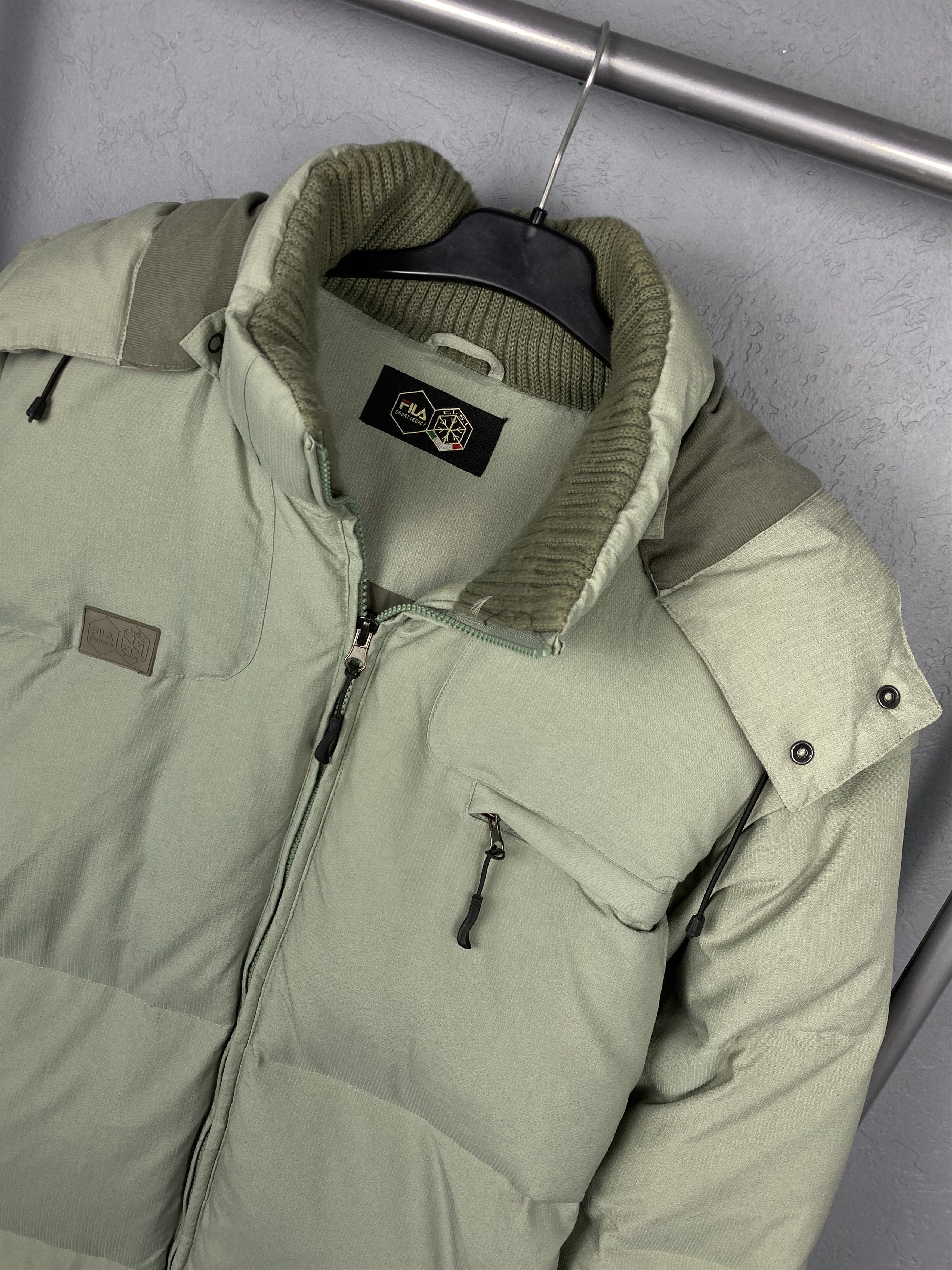 Fila Vintage Fila Mens Goose Down Puffer Jacket Size US XL / EU 56 / 4 - 3 Thumbnail