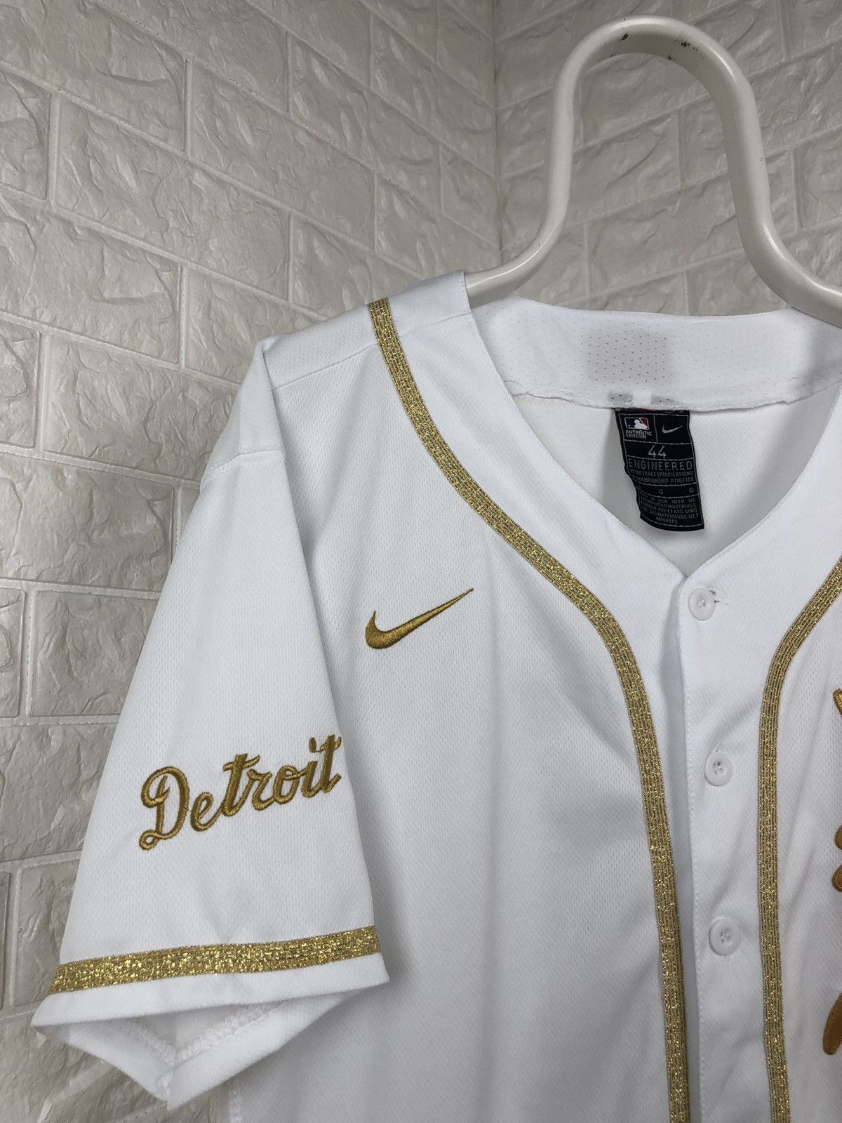 MLB × Nike Nike MLB Detroit Tigers Baseball Jersey Size US XL / EU 56 / 4 - 5 Thumbnail