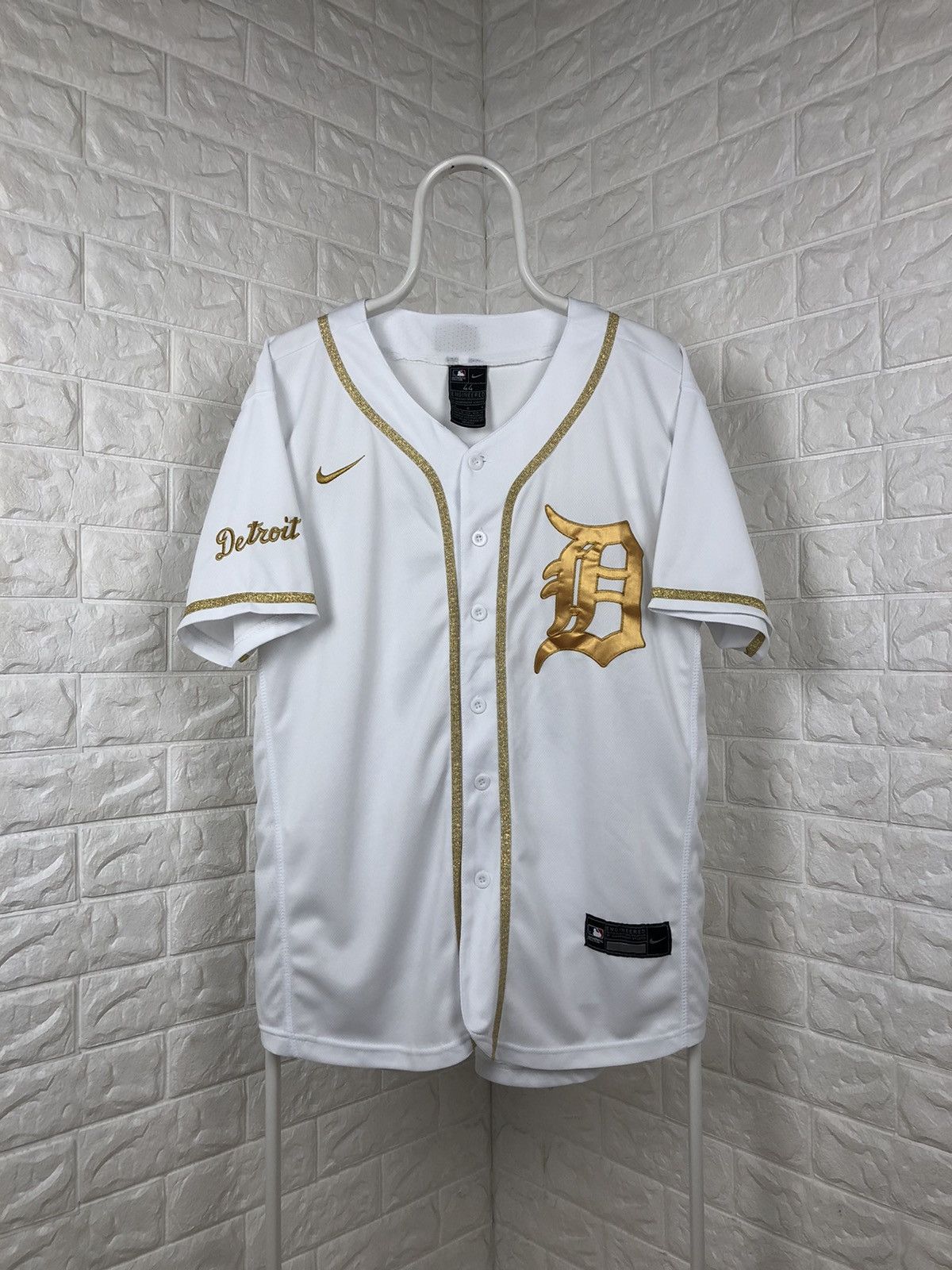 MLB × Nike Nike MLB Detroit Tigers Baseball Jersey Size US XL / EU 56 / 4 - 1 Thumbnail