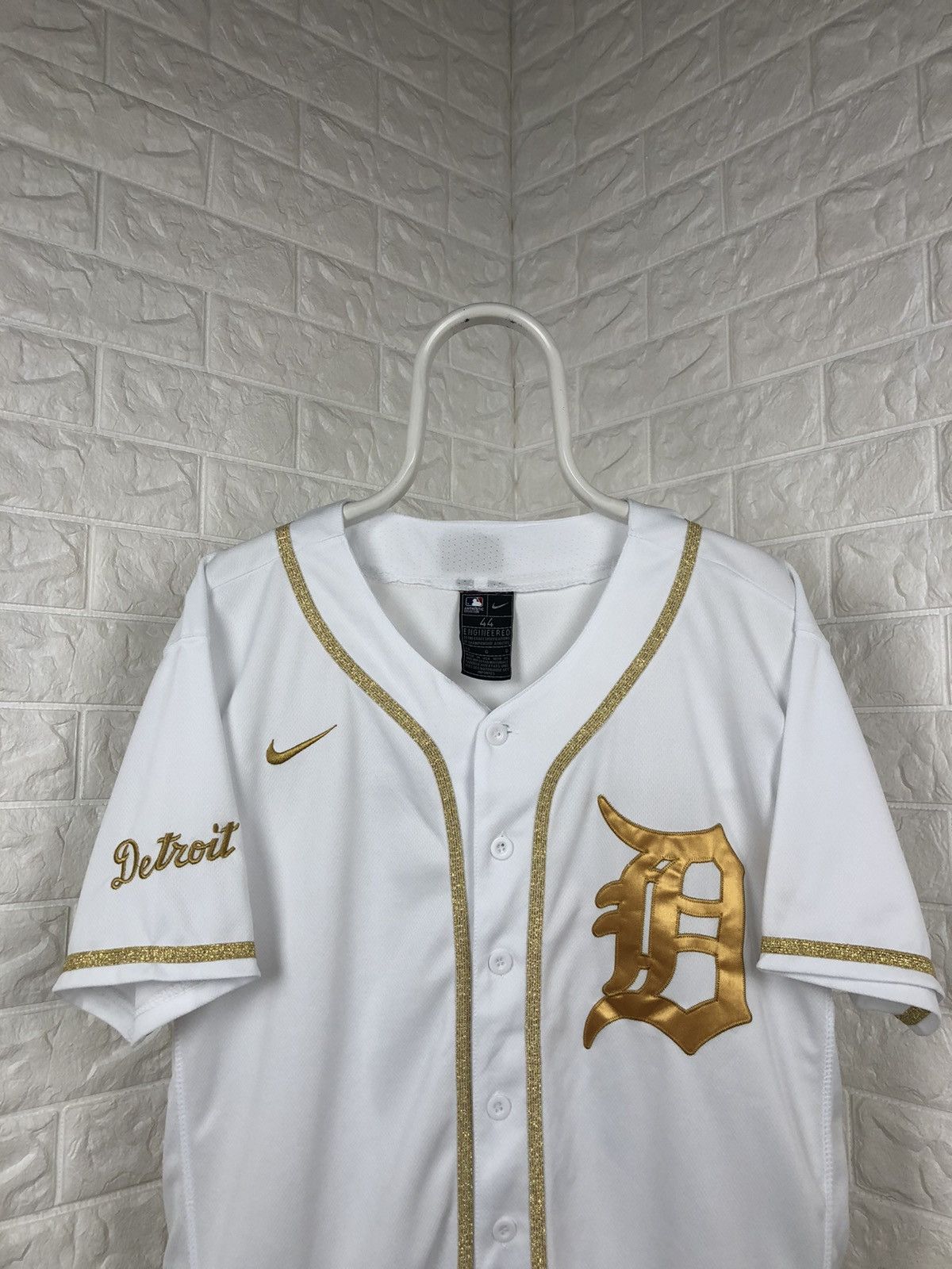 MLB × Nike Nike MLB Detroit Tigers Baseball Jersey Size US XL / EU 56 / 4 - 2 Thumbnail