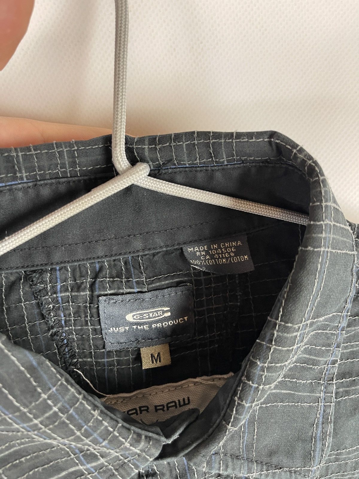 G-Star G-star Raw Luxor check stitch shirt long sleeve embroidered Size US M / EU 48-50 / 2 - 13 Thumbnail
