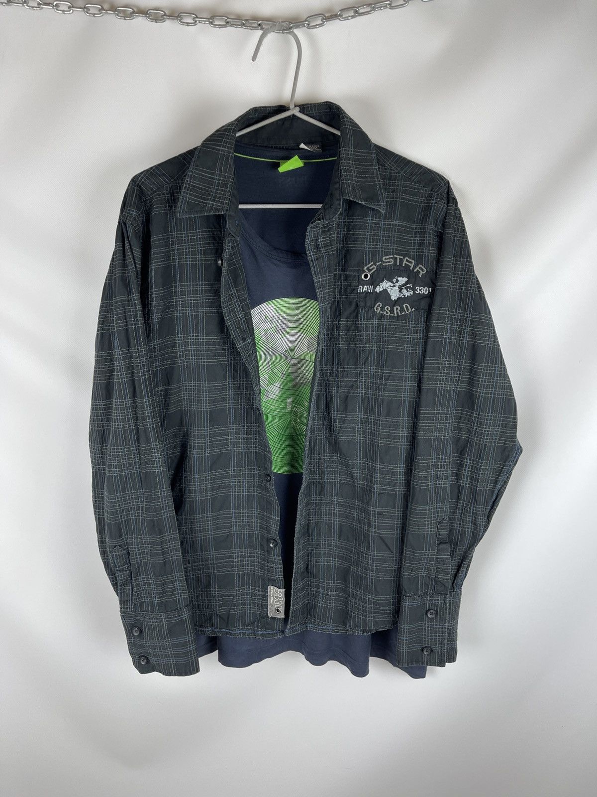G-Star G-star Raw Luxor check stitch shirt long sleeve embroidered Size US M / EU 48-50 / 2 - 1 Thumbnail