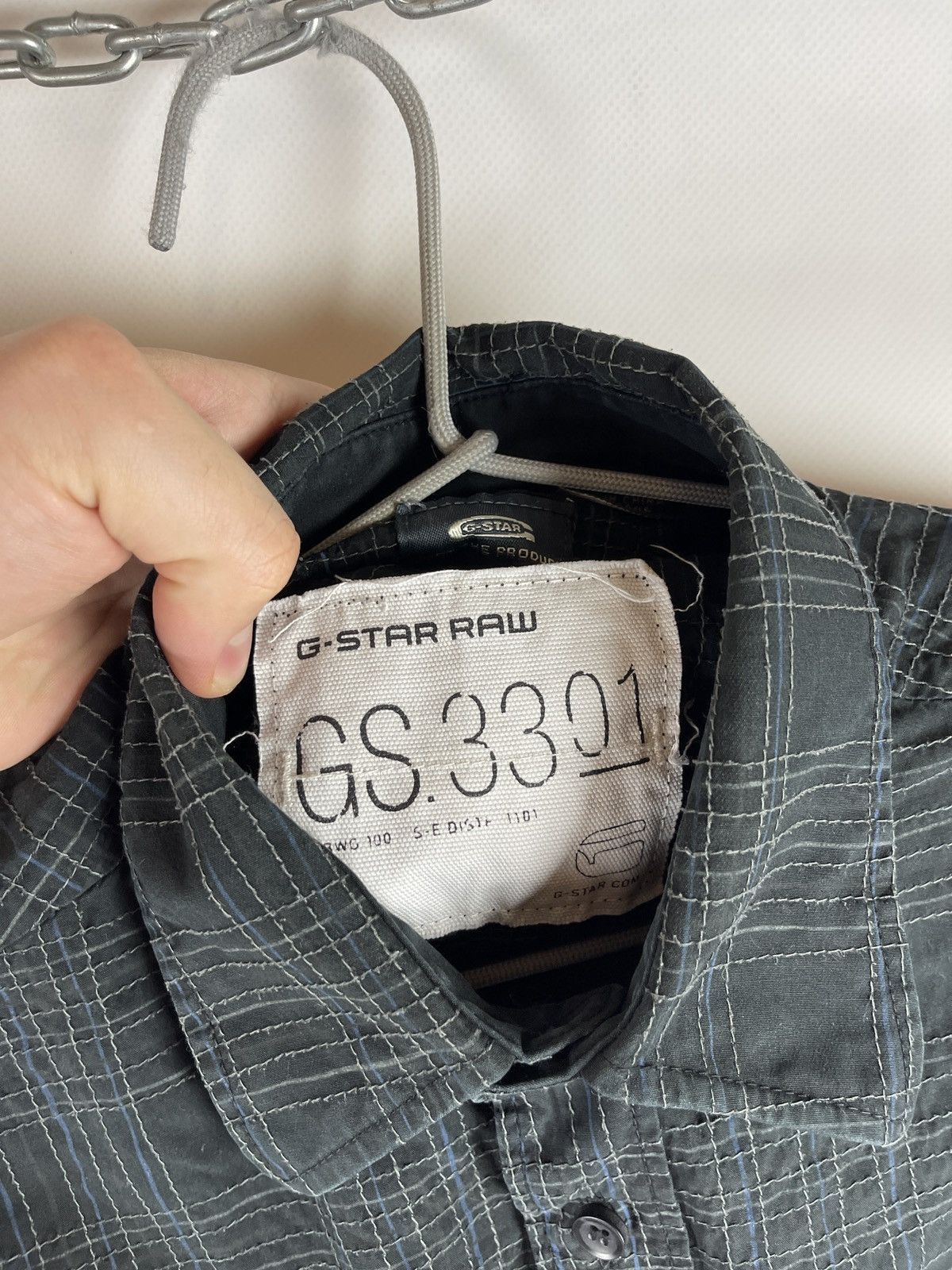 G-Star G-star Raw Luxor check stitch shirt long sleeve embroidered Size US M / EU 48-50 / 2 - 14 Thumbnail
