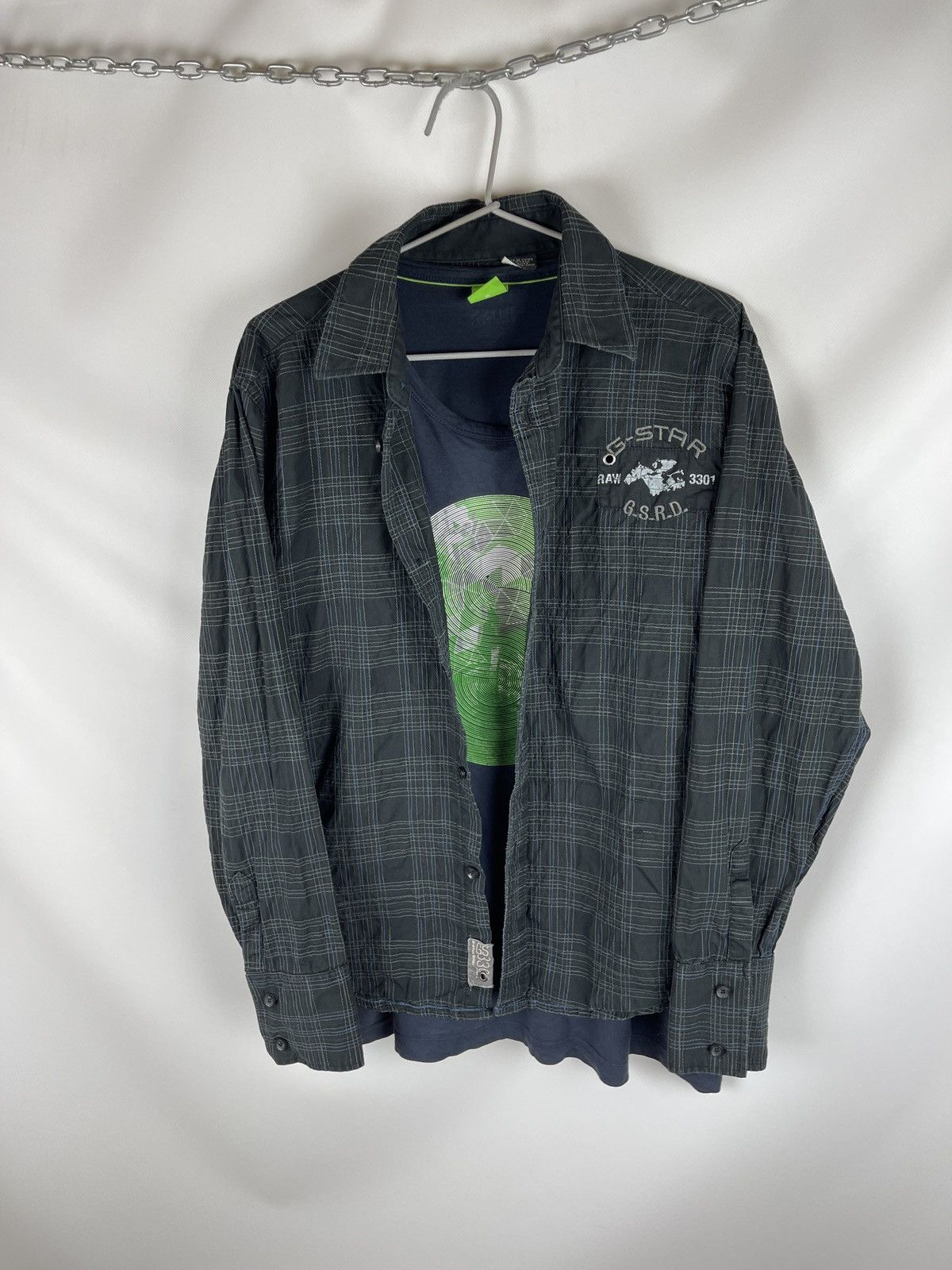 G-Star G-star Raw Luxor check stitch shirt long sleeve embroidered Size US M / EU 48-50 / 2 - 6 Thumbnail