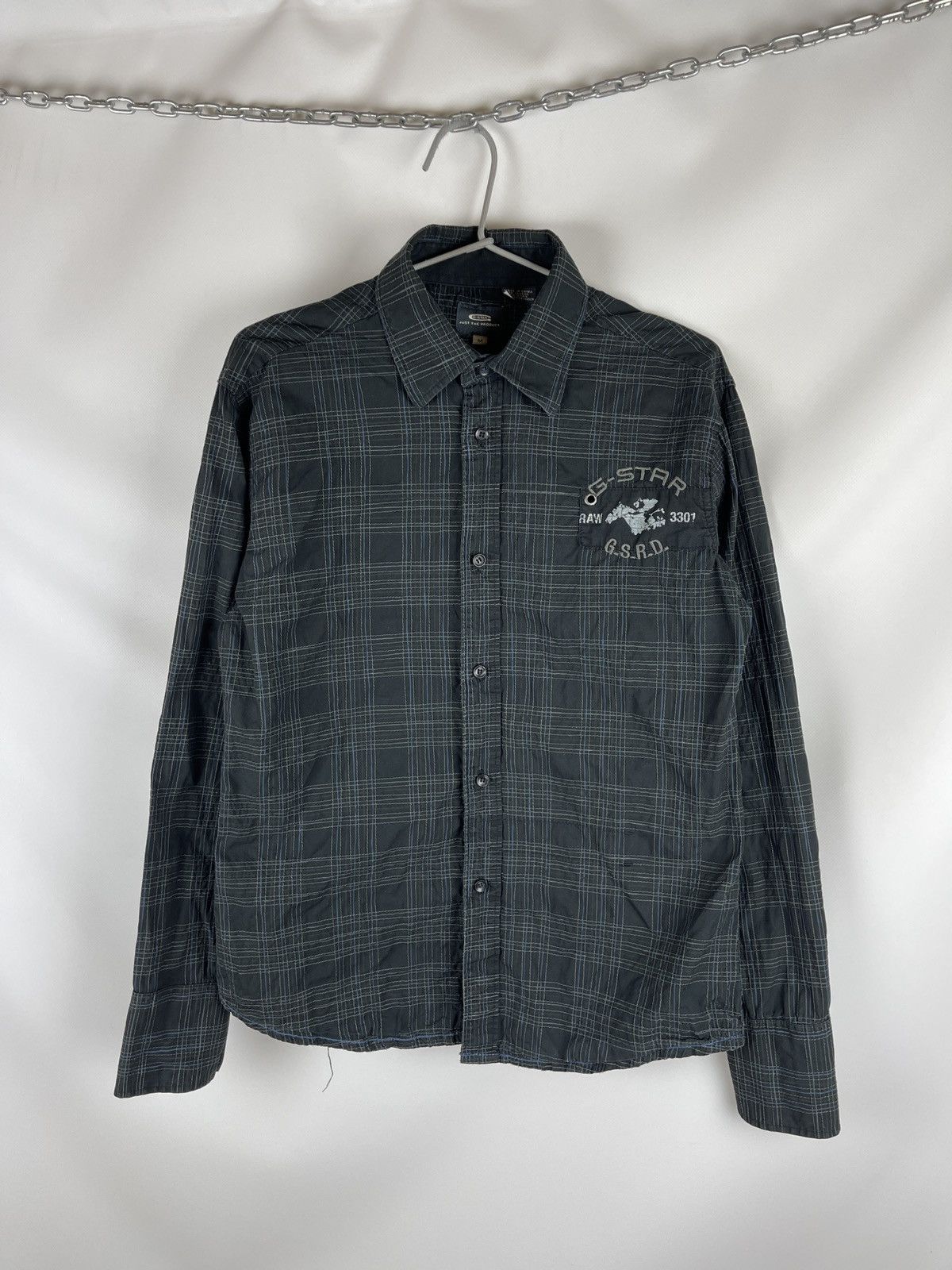G-Star G-star Raw Luxor check stitch shirt long sleeve embroidered Size US M / EU 48-50 / 2 - 7 Thumbnail