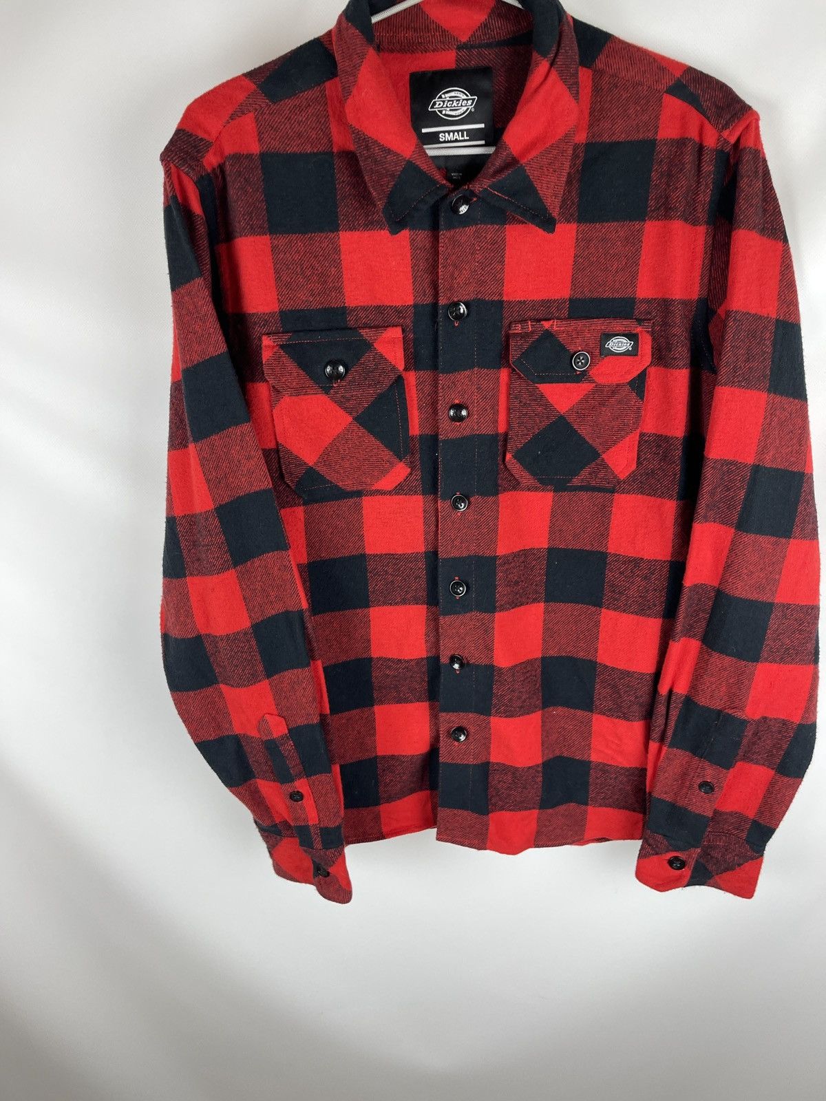 Dickies × Flannel Dickies flannel checkered red plaid vintage longsleeve shirt Size US S / EU 44-46 / 1 - 13 Thumbnail