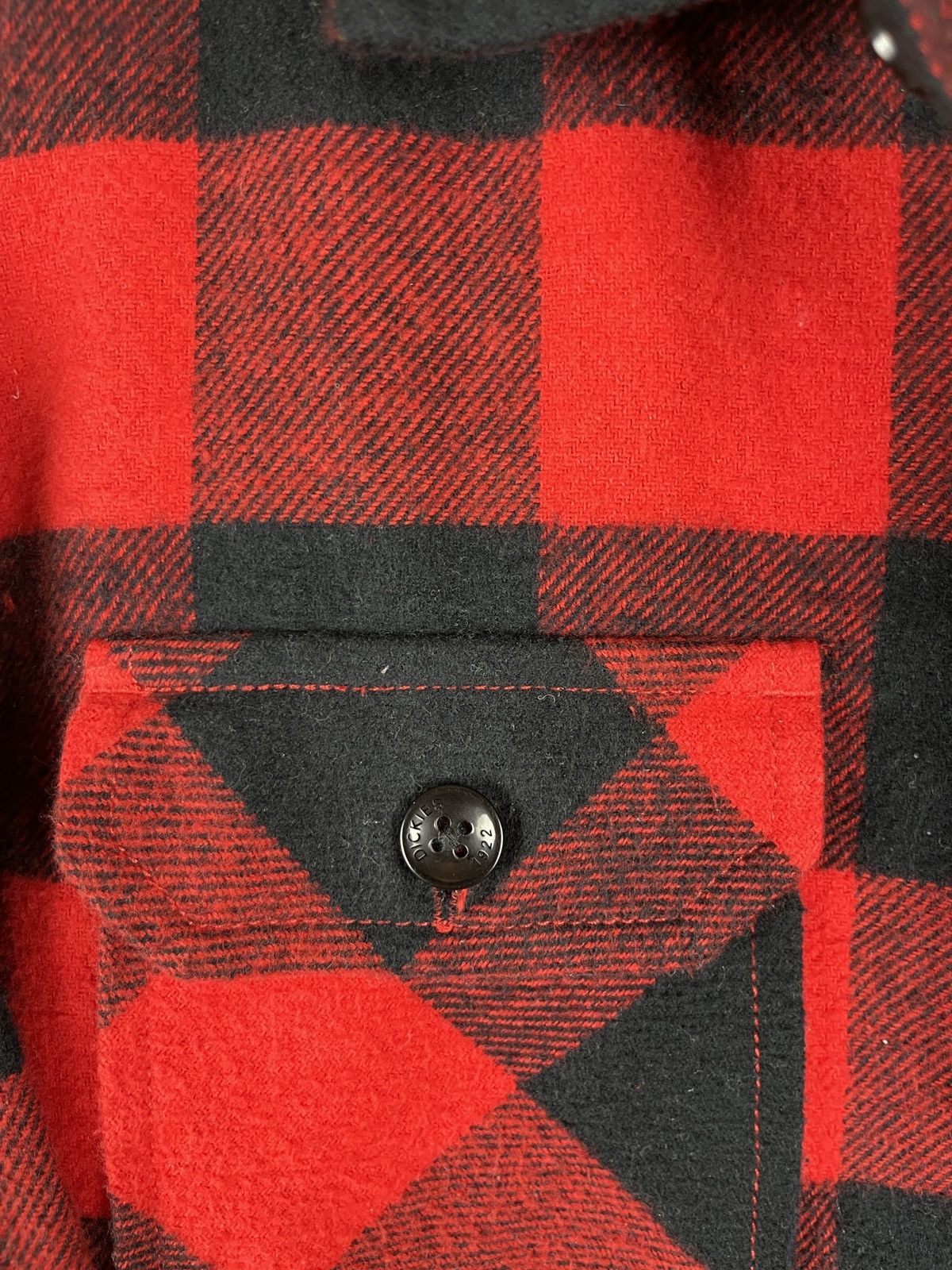 Dickies × Flannel Dickies flannel checkered red plaid vintage longsleeve shirt Size US S / EU 44-46 / 1 - 7 Thumbnail