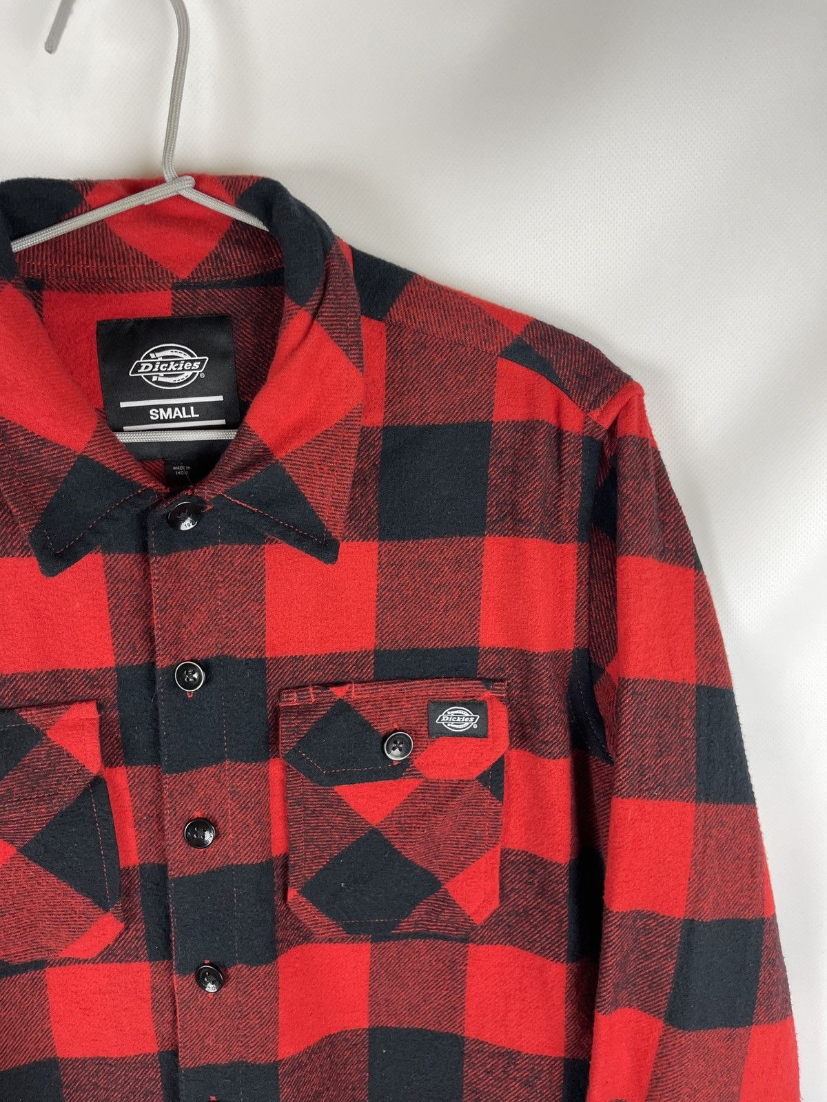 Dickies × Flannel Dickies flannel checkered red plaid vintage longsleeve shirt Size US S / EU 44-46 / 1 - 12 Thumbnail