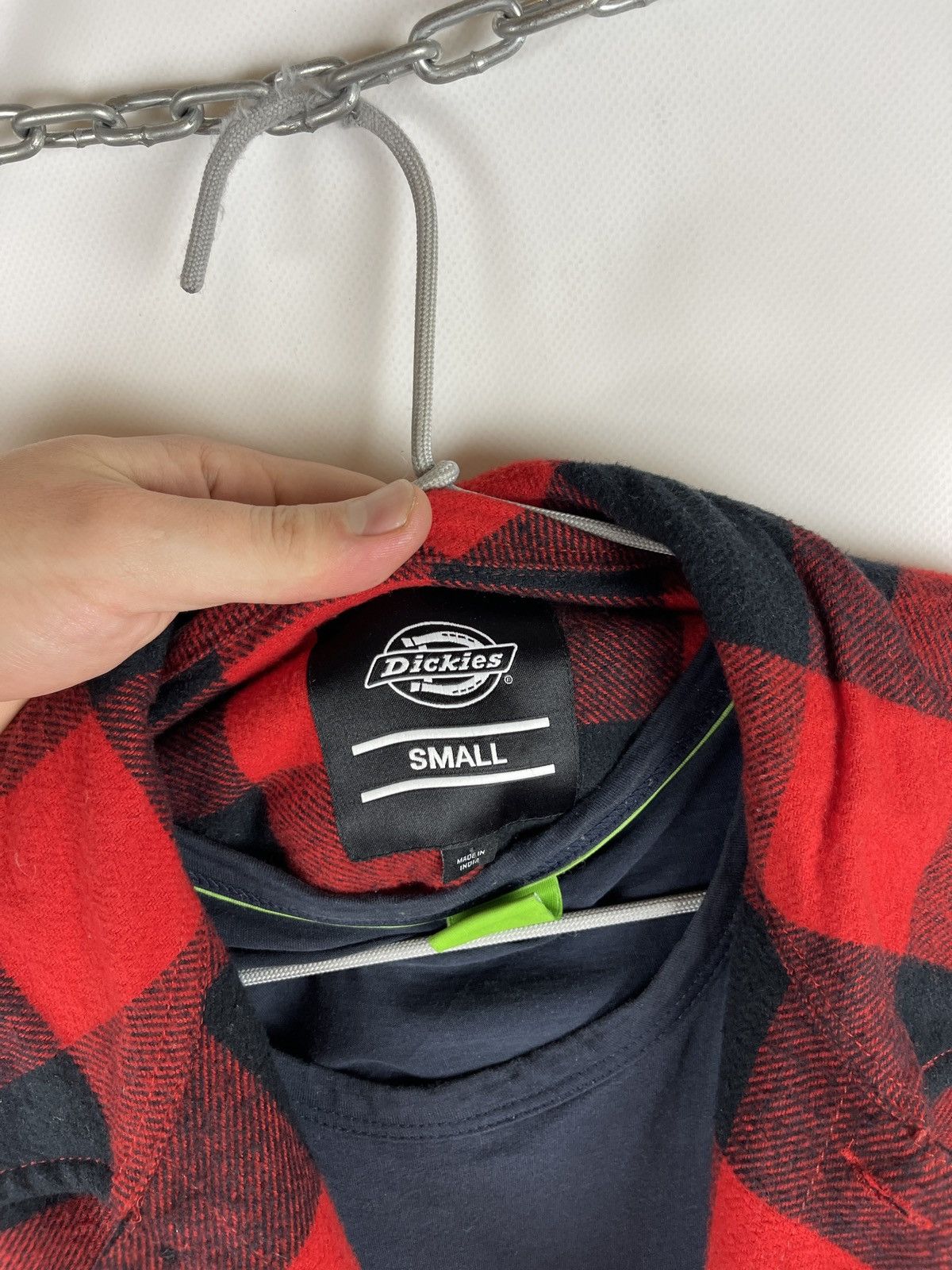 Dickies × Flannel Dickies flannel checkered red plaid vintage longsleeve shirt Size US S / EU 44-46 / 1 - 9 Thumbnail