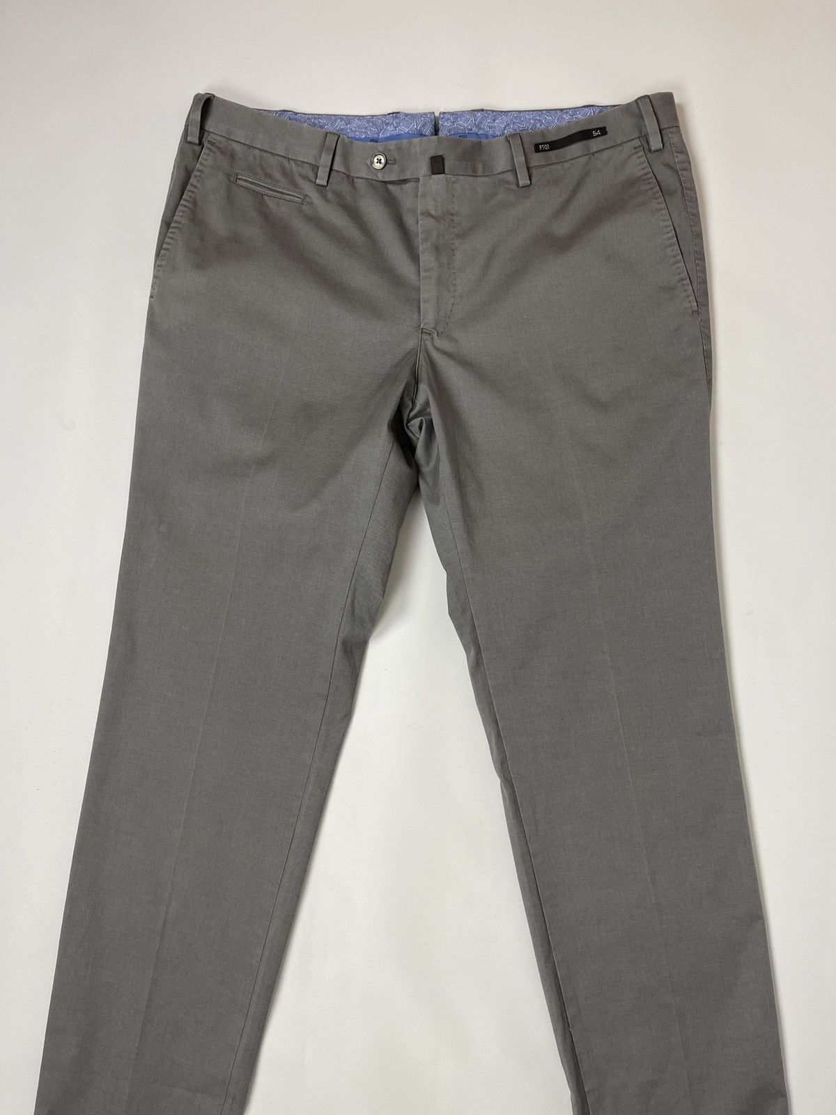 PT Torino PT01 Vintage Treatment Super Slim Fit Stretch chino pants Size US 38 / EU 54 - 10 Thumbnail