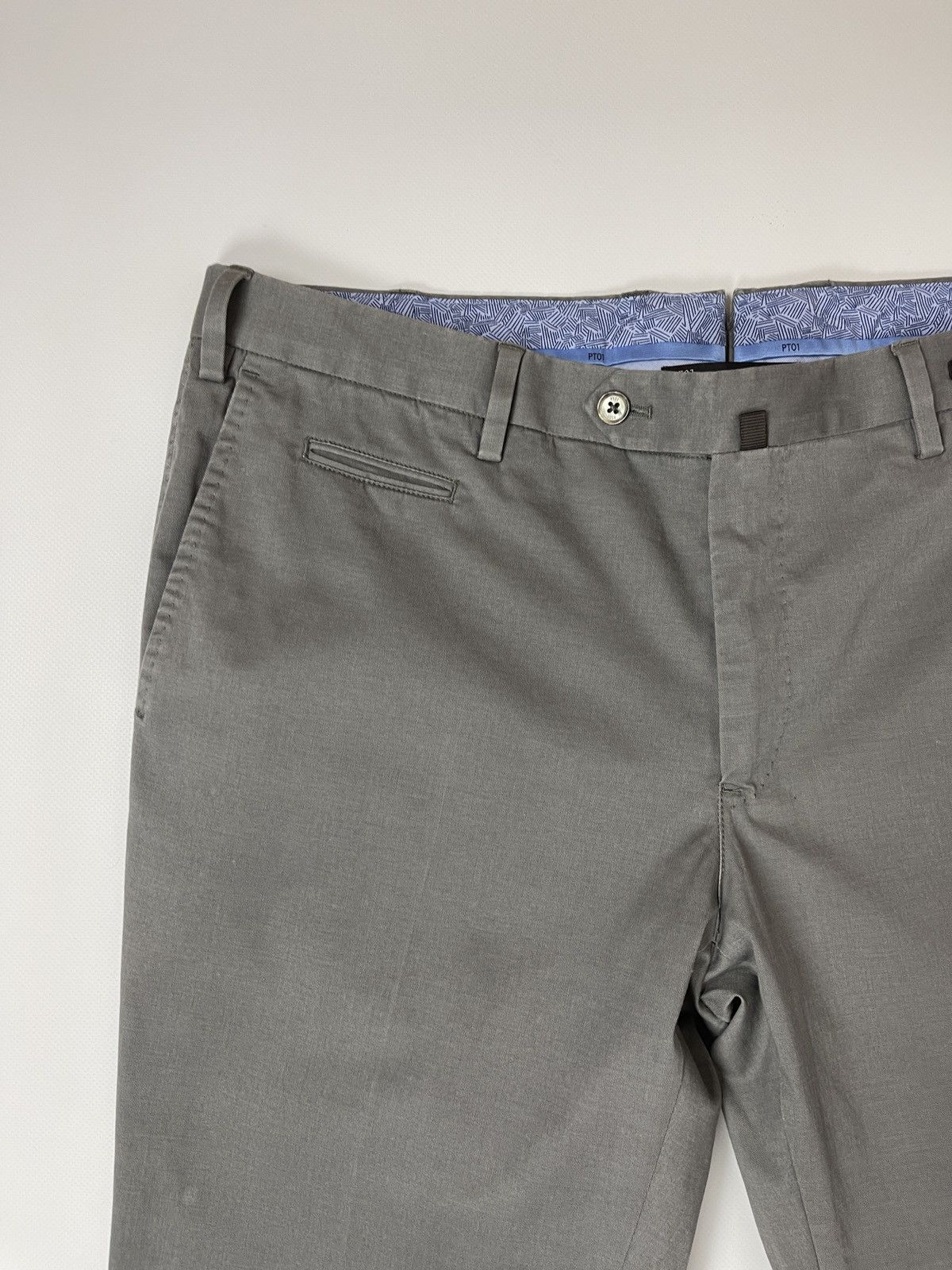 PT Torino PT01 Vintage Treatment Super Slim Fit Stretch chino pants Size US 38 / EU 54 - 11 Thumbnail