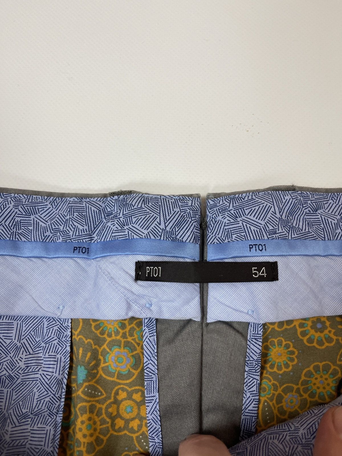 PT Torino PT01 Vintage Treatment Super Slim Fit Stretch chino pants Size US 38 / EU 54 - 14 Thumbnail
