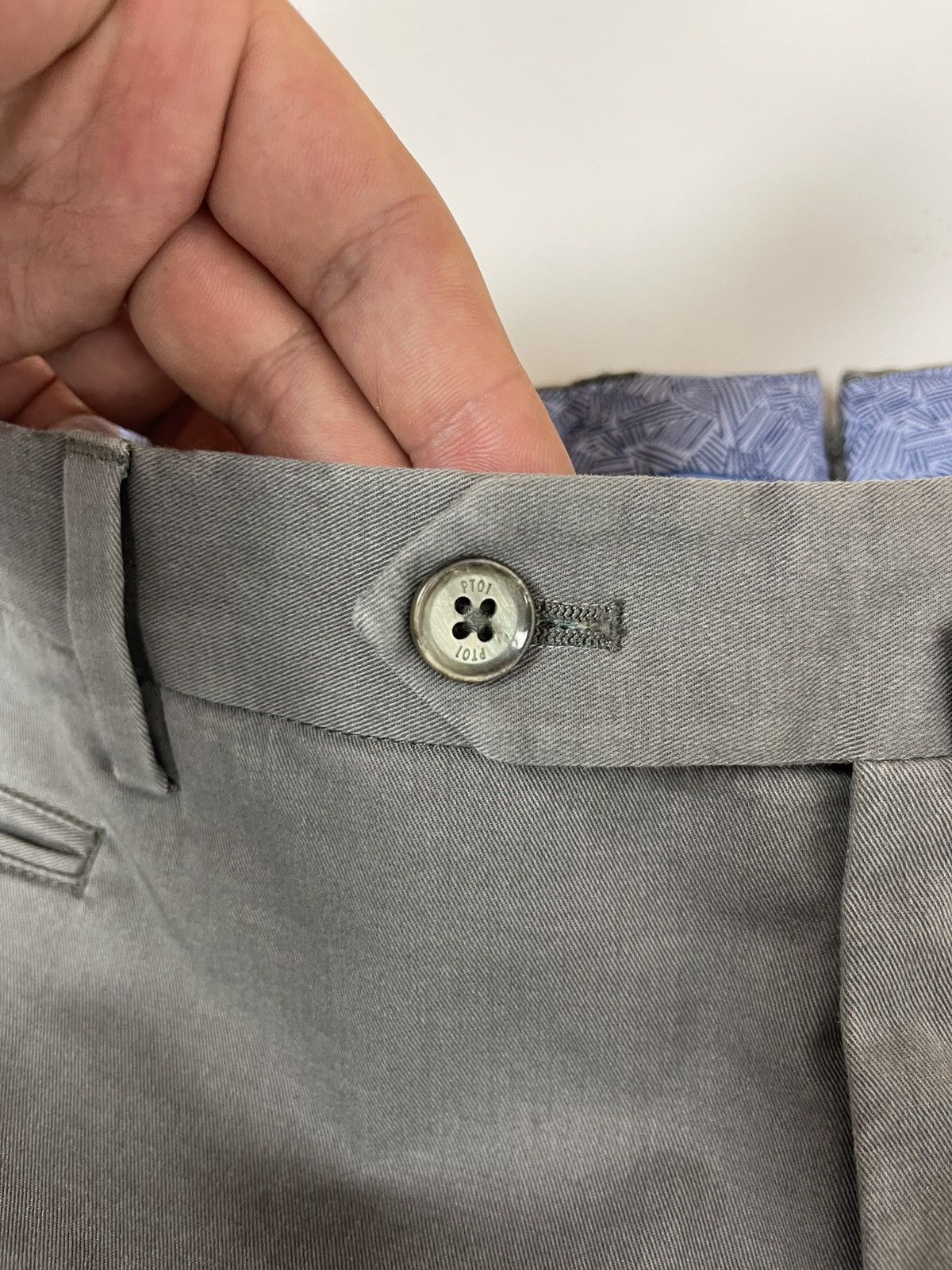 PT Torino PT01 Vintage Treatment Super Slim Fit Stretch chino pants Size US 38 / EU 54 - 13 Thumbnail