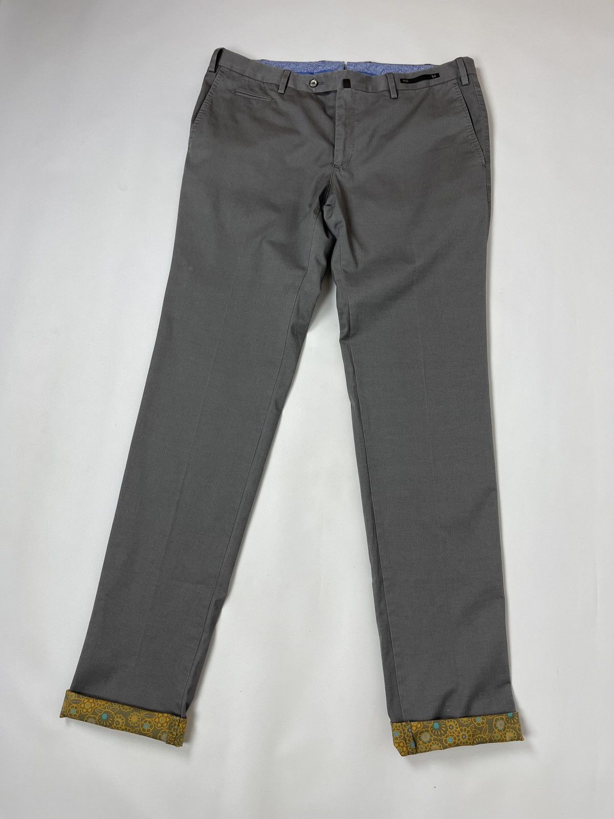 PT Torino PT01 Vintage Treatment Super Slim Fit Stretch chino pants Size US 38 / EU 54 - 3 Thumbnail