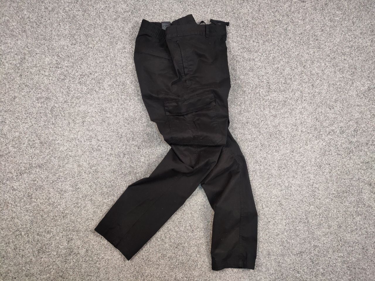Japanese Brand Vintage 90's Cargo Pants Travis Scott Japan Black Hype Size US 36 / EU 52 - 16 Thumbnail