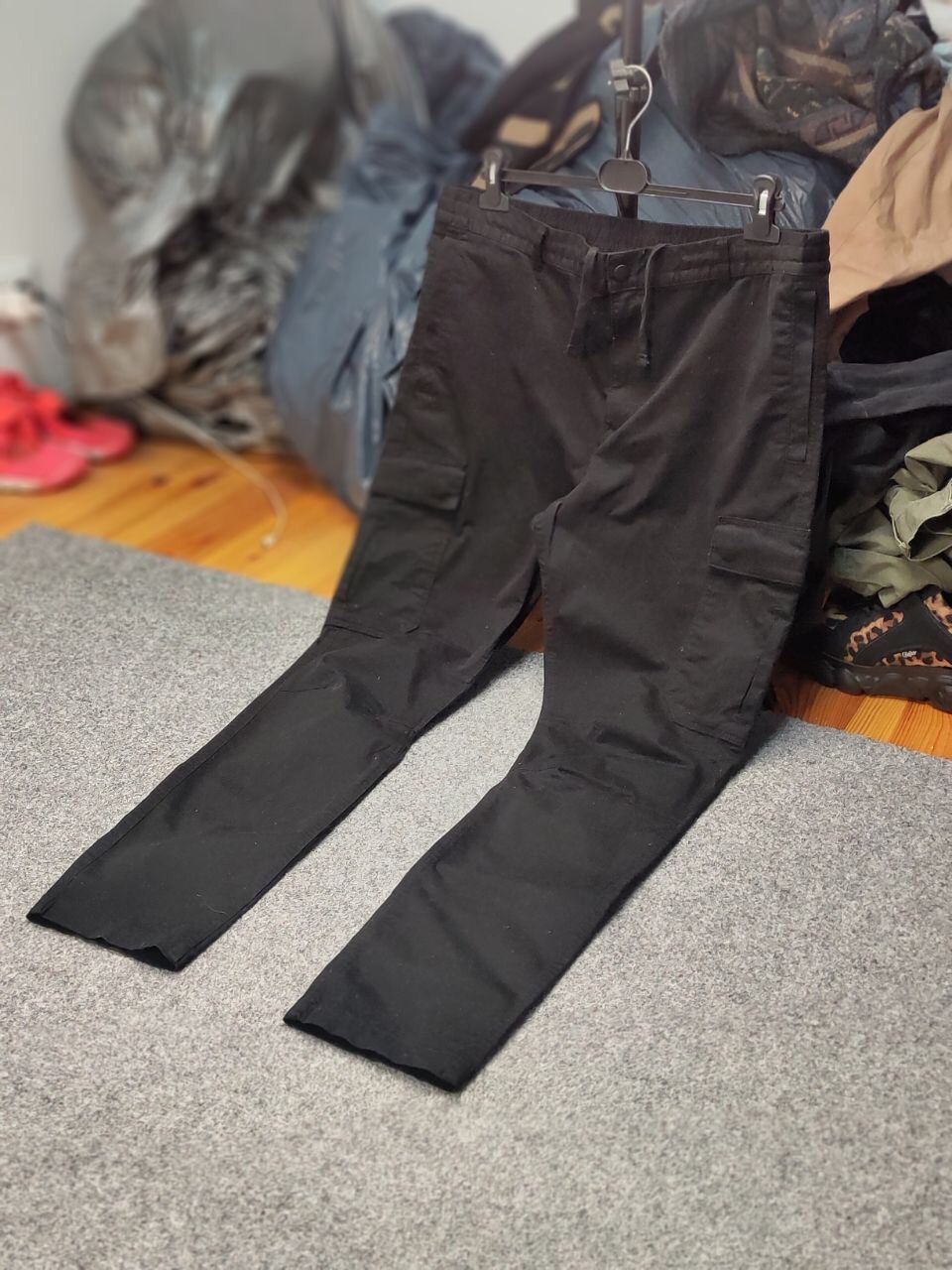 Japanese Brand Vintage 90's Cargo Pants Travis Scott Japan Black Hype Size US 36 / EU 52 - 20 Thumbnail