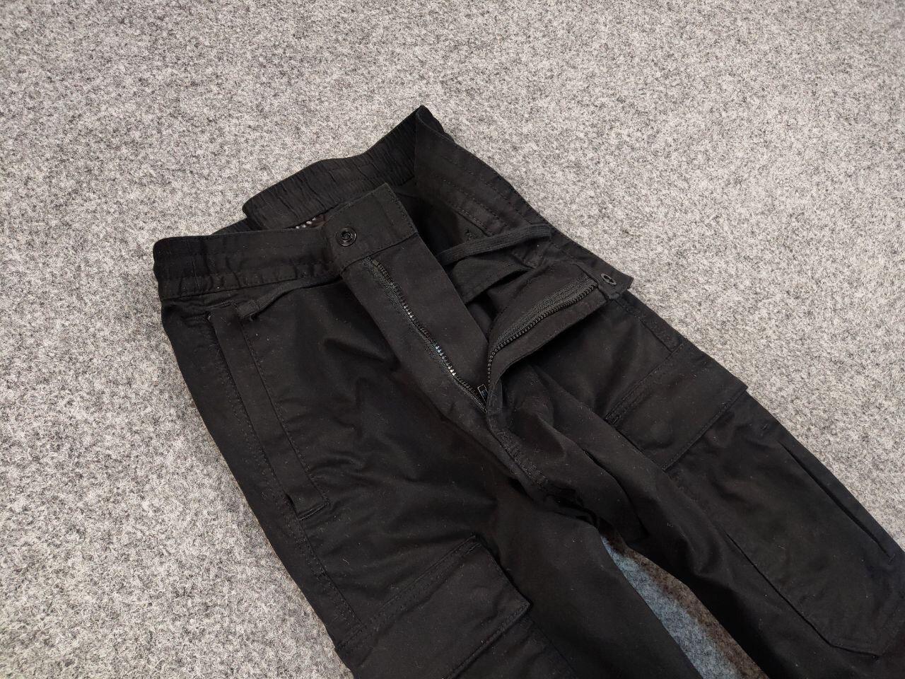 Japanese Brand Vintage 90's Cargo Pants Travis Scott Japan Black Hype Size US 36 / EU 52 - 11 Thumbnail