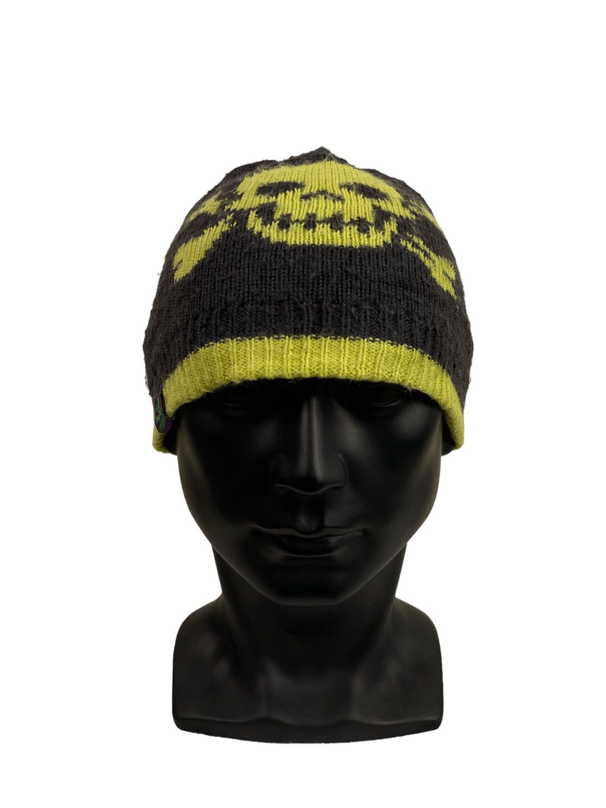 Japanese Brand Jpn Skull Cross Bone Cuffless Knit Hat Beanie Mastermind Size ONE SIZE - 2 Thumbnail