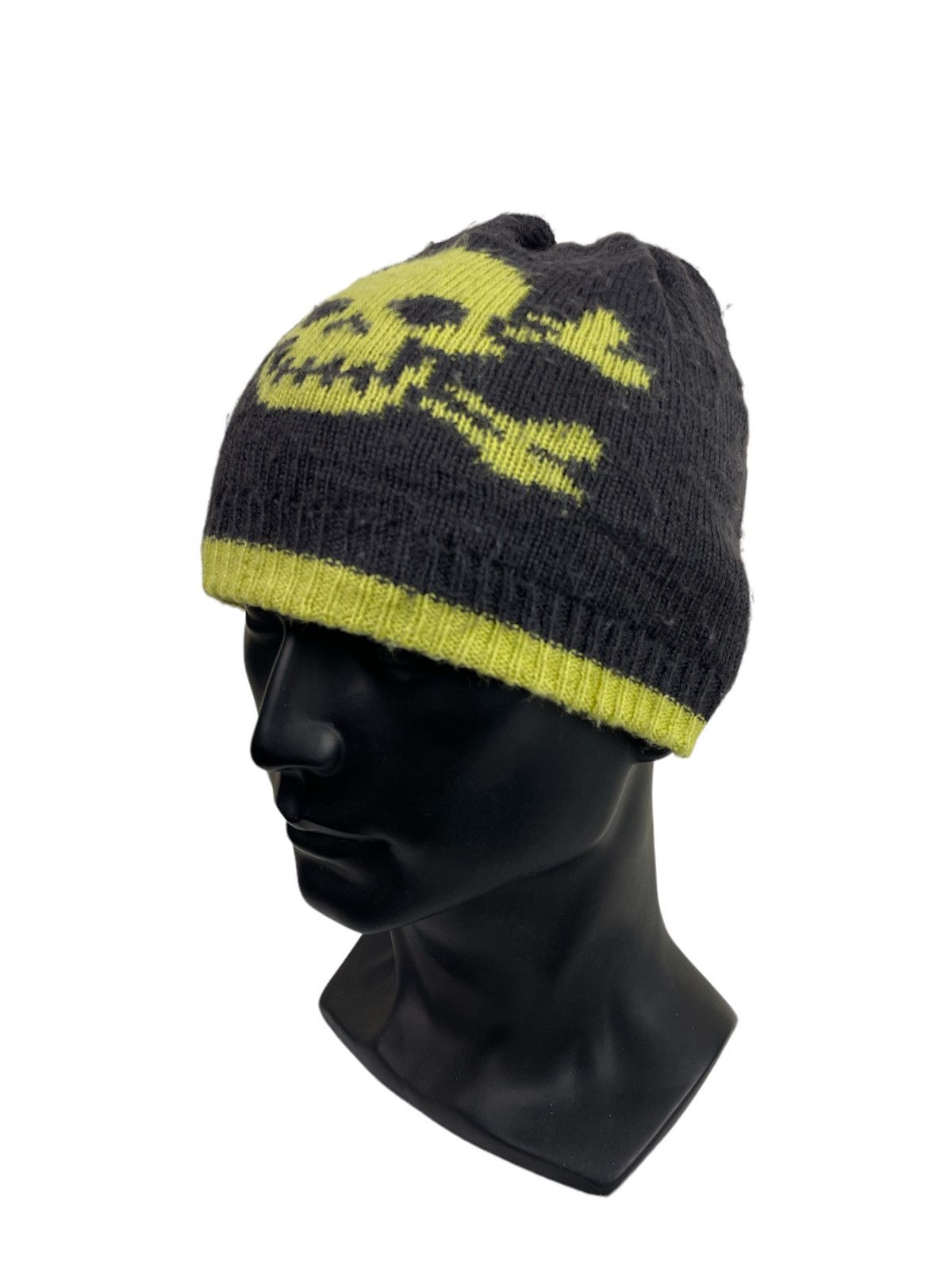 Japanese Brand Jpn Skull Cross Bone Cuffless Knit Hat Beanie Mastermind Size ONE SIZE - 1 Thumbnail