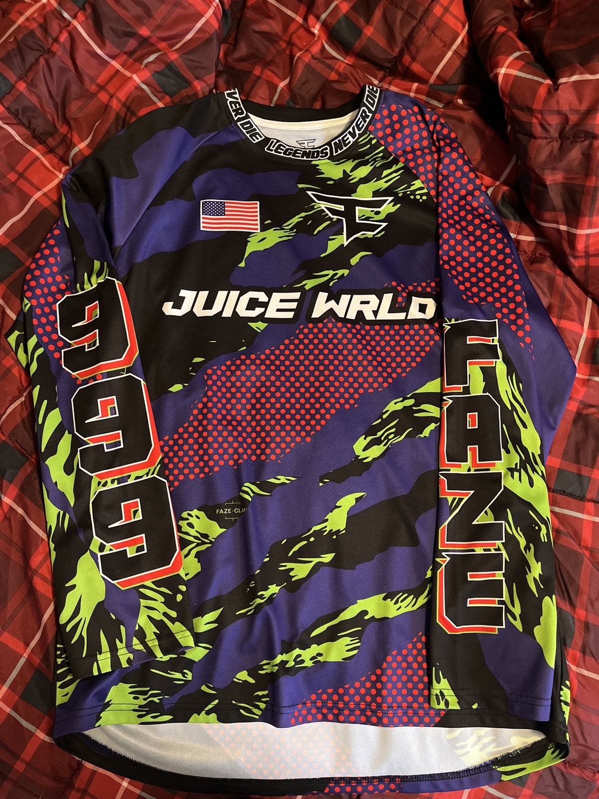 Juice Wrld x Faze Clan Paintball Jersey Multi Men's - SS20 - GB