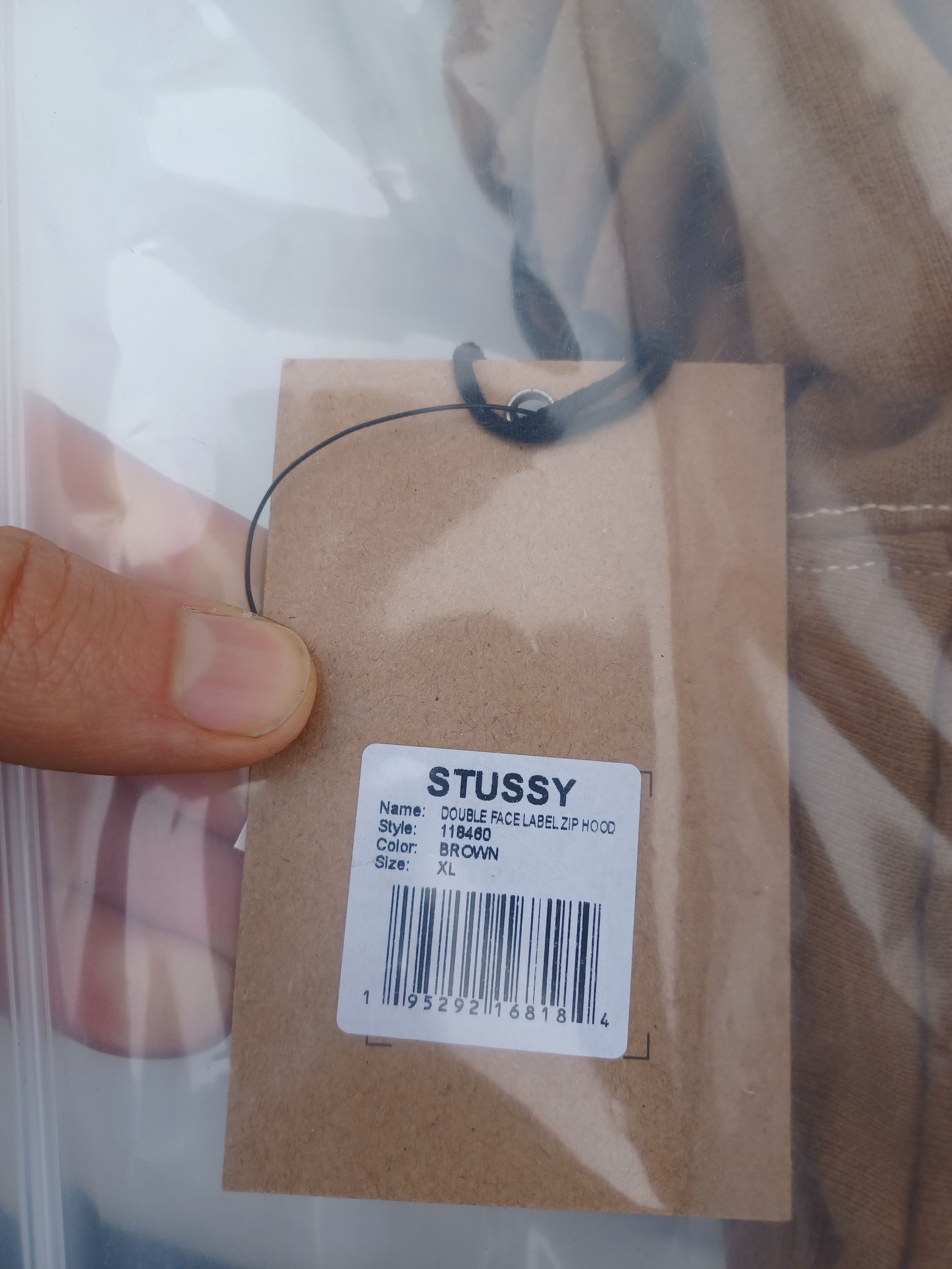 Stussy Stussy Double Face label zip hoodie | Grailed