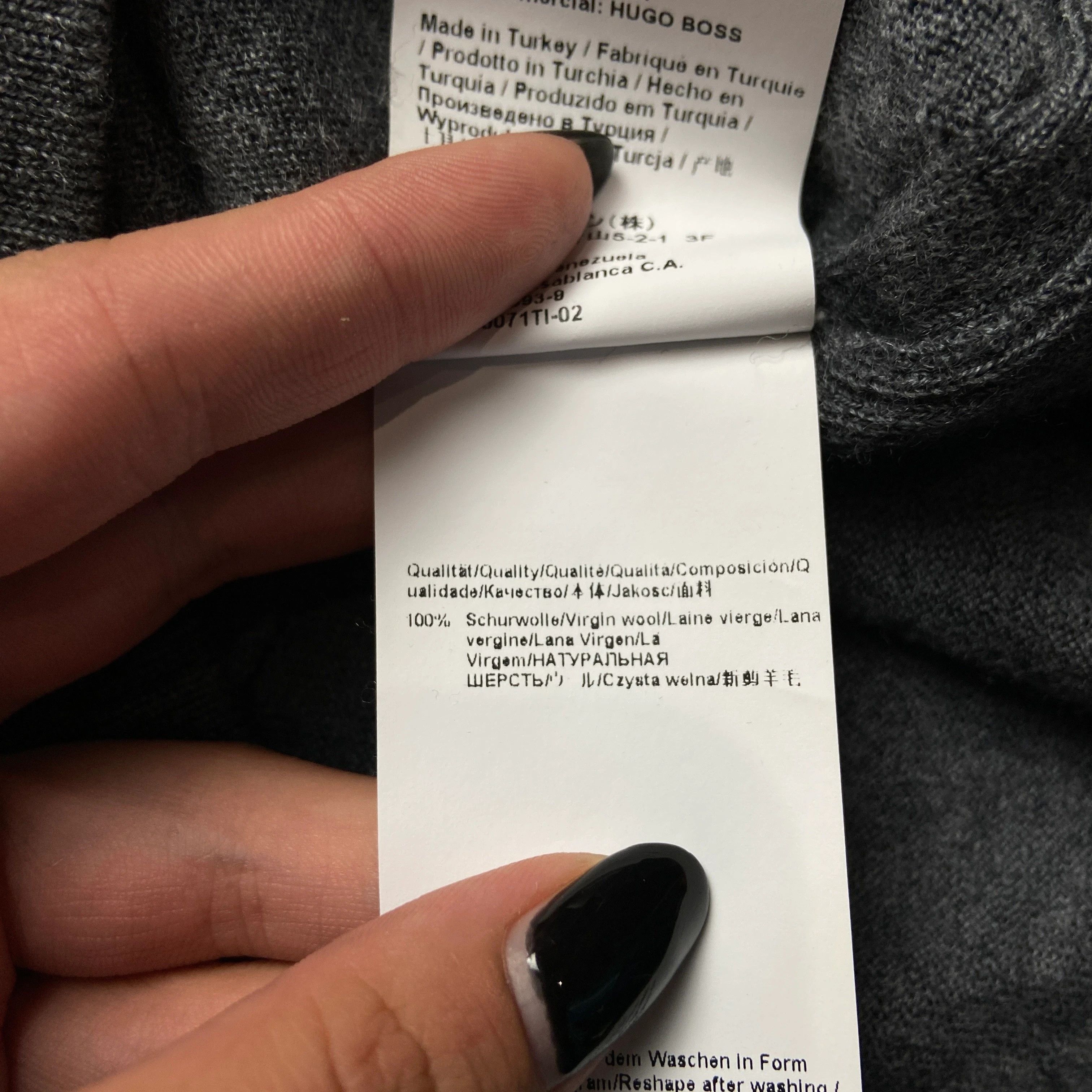 Hugo Boss Mens Sweater Sweatshirt Hugo Boss Size XXL 2XL Virgin Wool Size US XXL / EU 58 / 5 - 6 Thumbnail