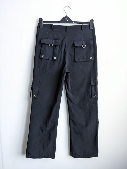 Japanese Brand Cargo multipocket pants nylon prada style black | Grailed