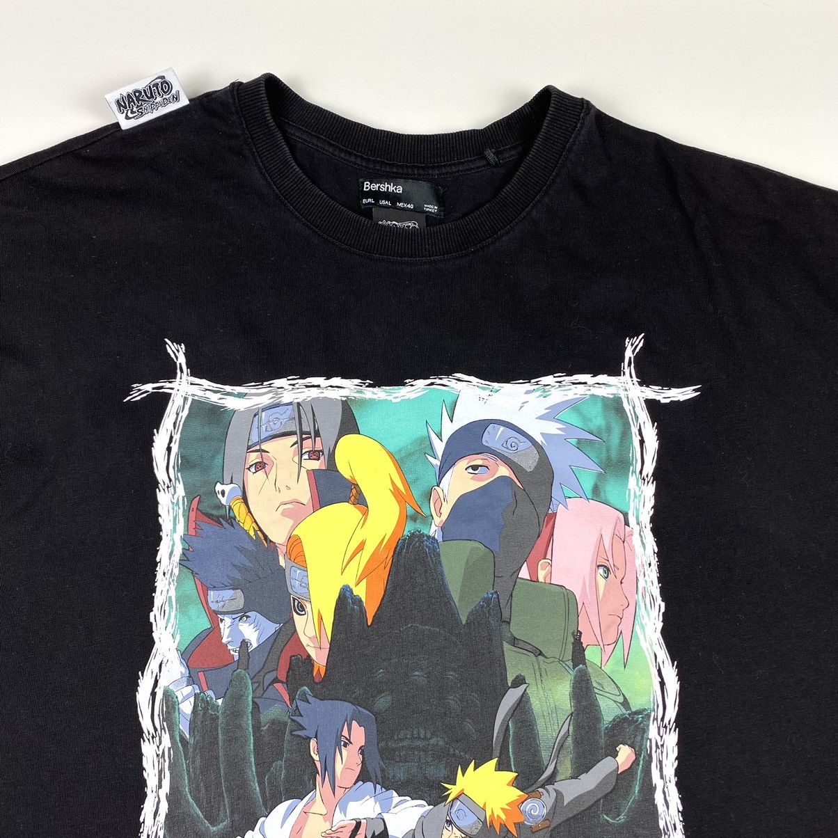 Japanese Brand Vintage Naruto T Shirt Japan Cartoon 2001 Size US L / EU 52-54 / 3 - 6 Thumbnail