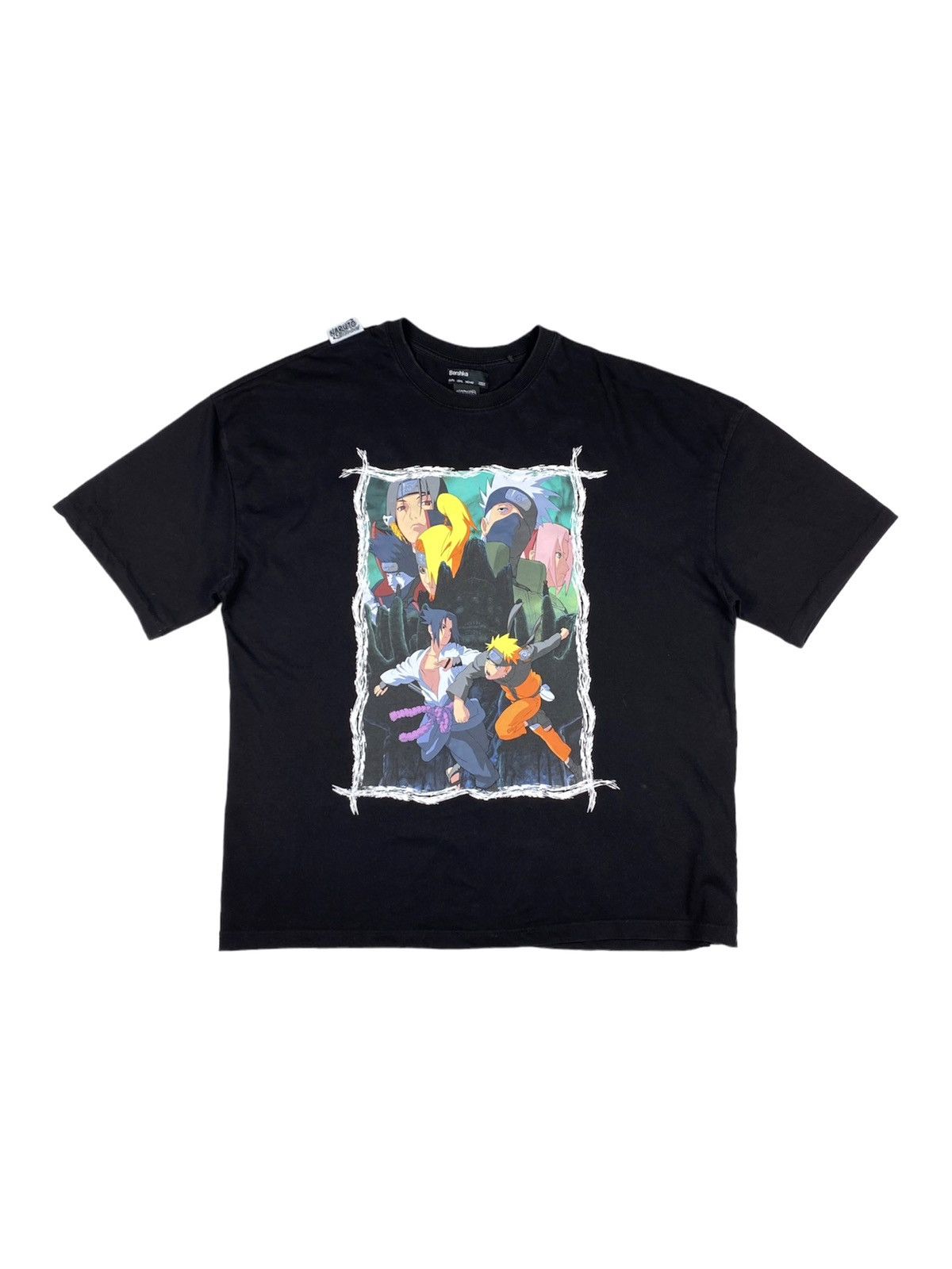 Japanese Brand Vintage Naruto T Shirt Japan Cartoon 2001 Size US L / EU 52-54 / 3 - 1 Thumbnail