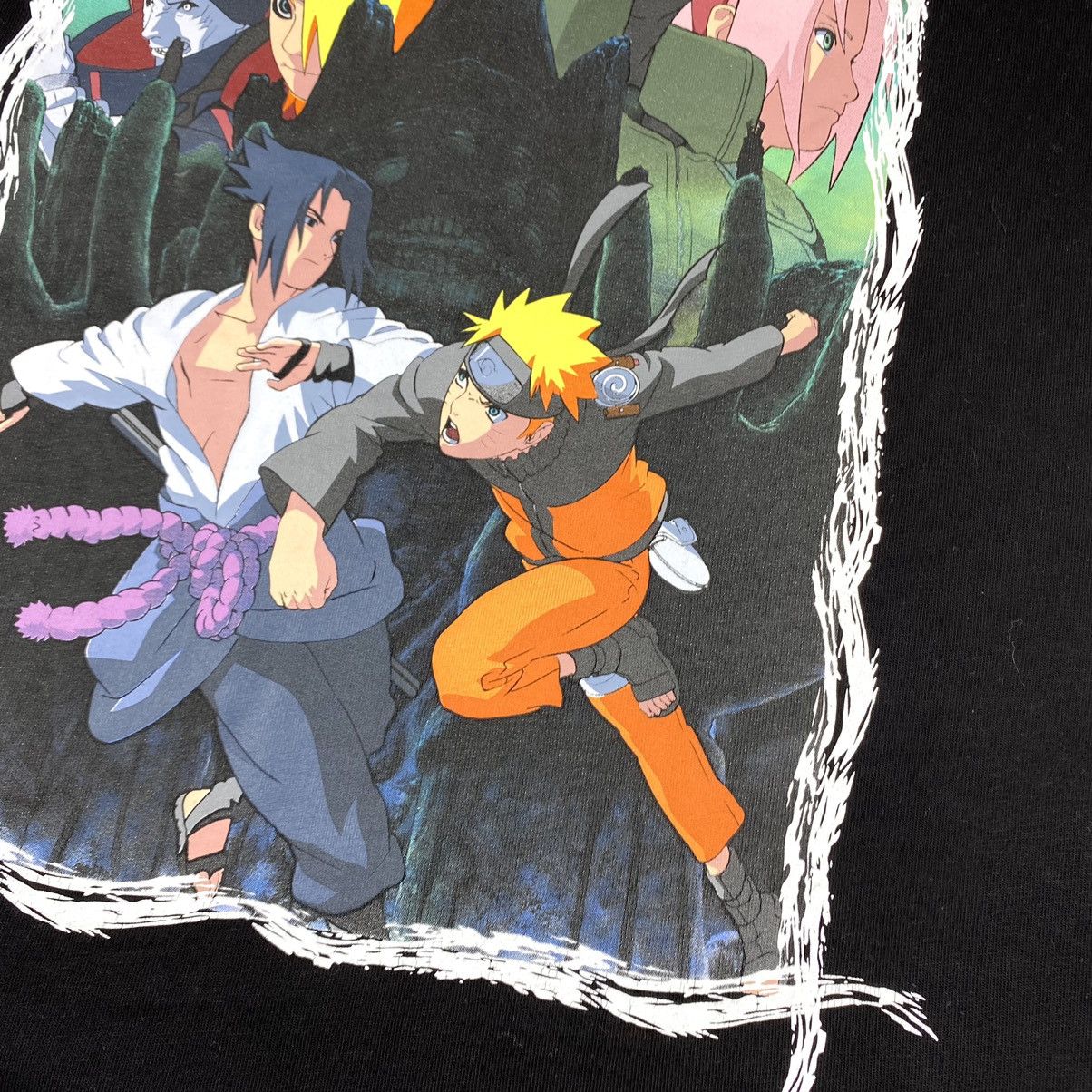 Japanese Brand Vintage Naruto T Shirt Japan Cartoon 2001 Size US L / EU 52-54 / 3 - 5 Thumbnail