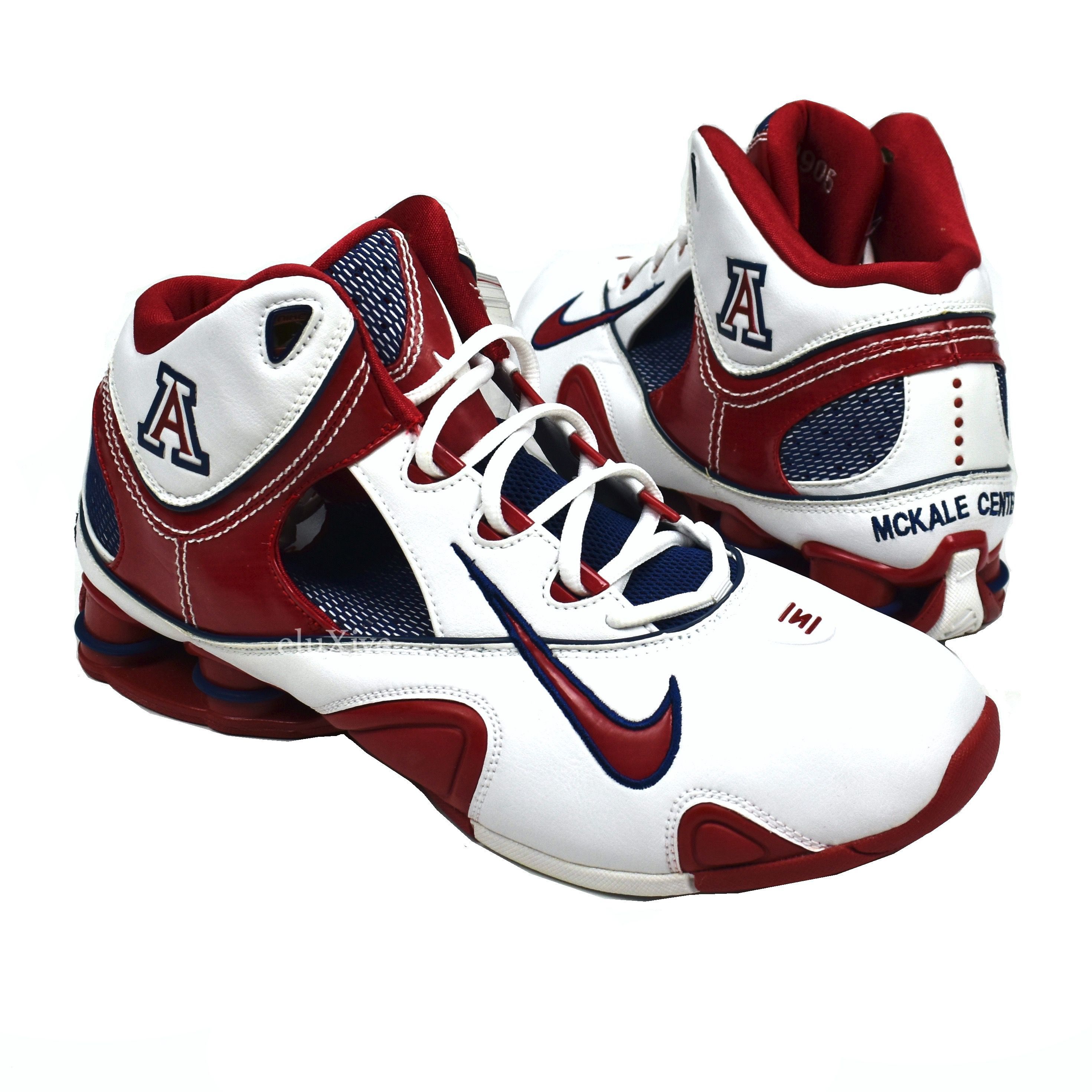 image of 2006 Nike Shox Certified Tb Arizona Wildcats Pe Ds Shoes in Red White, Men's (Size 11)