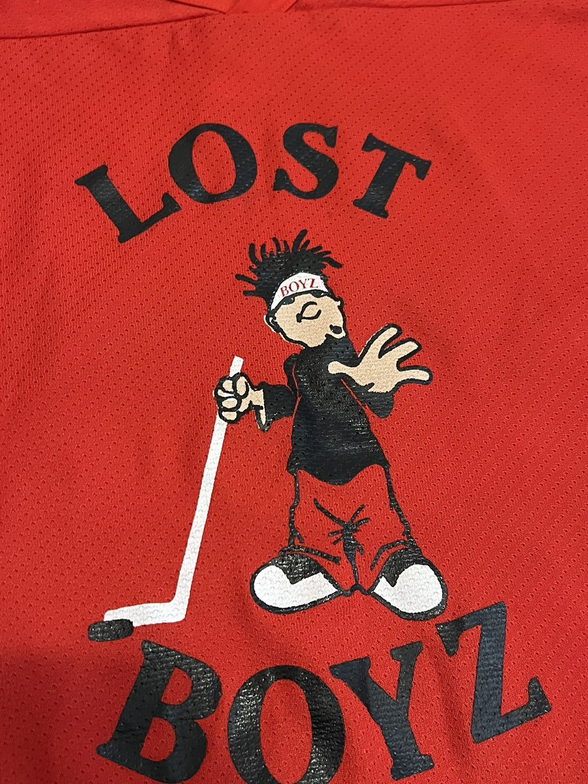Rap Tees Rare 90s Vintage Lost Boyz Rap Hip Hop Hockey Jersey Grail Size US XXL / EU 58 / 5 - 6 Thumbnail