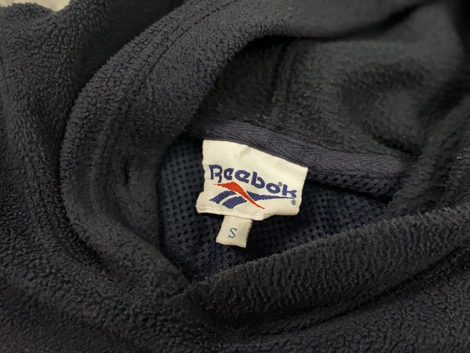 Reebok Vintage 90s Reebok Fleece Hoodie Embroidered Center Logo Size US S / EU 44-46 / 1 - 8 Thumbnail