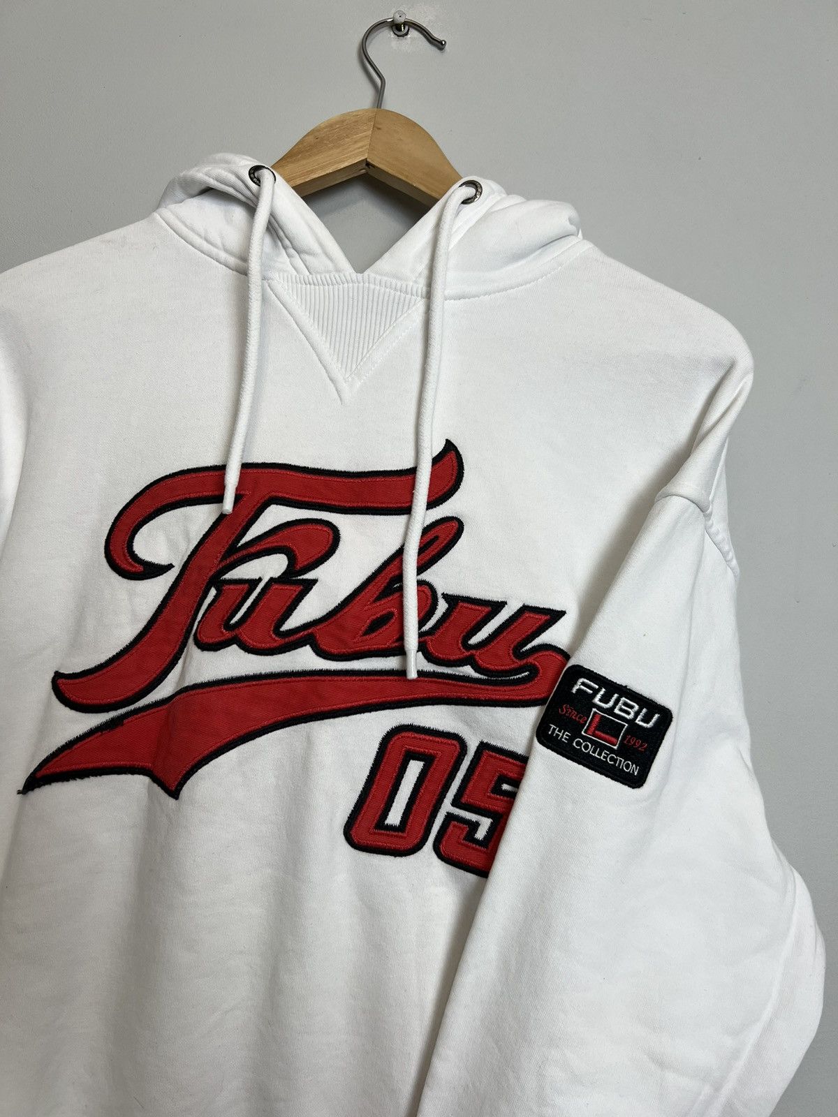Karl Kani Vintage Fubu Hoodie Logo Rare White Rap Baggy Vintage Y2K Size US S / EU 44-46 / 1 - 3 Thumbnail