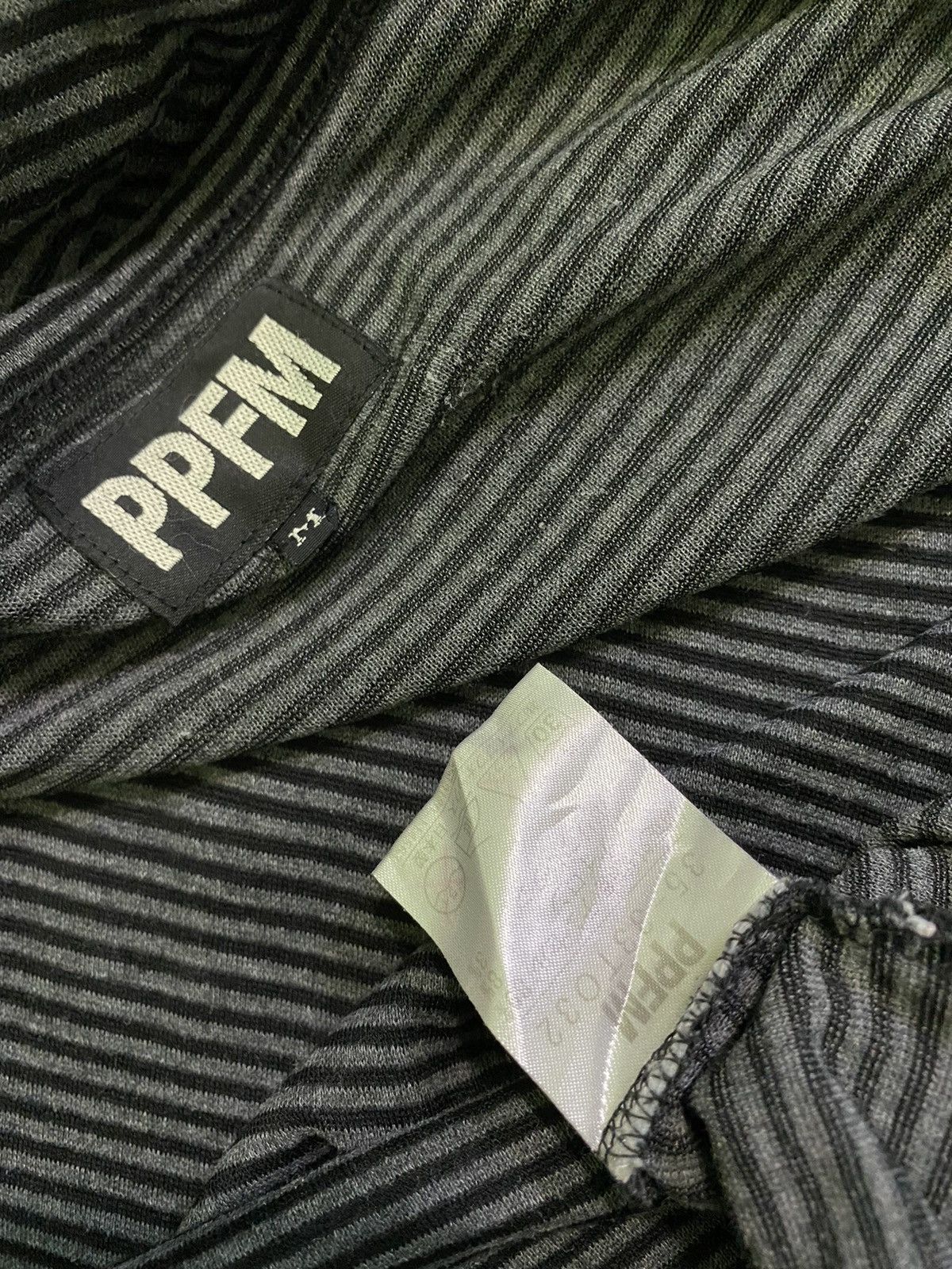 Japanese Brand × Seditionaries × Tornado Mart Vintage PPFM Japan Stripe Streewear Tee shirt Size M / US 6-8 / IT 42-44 - 4 Thumbnail