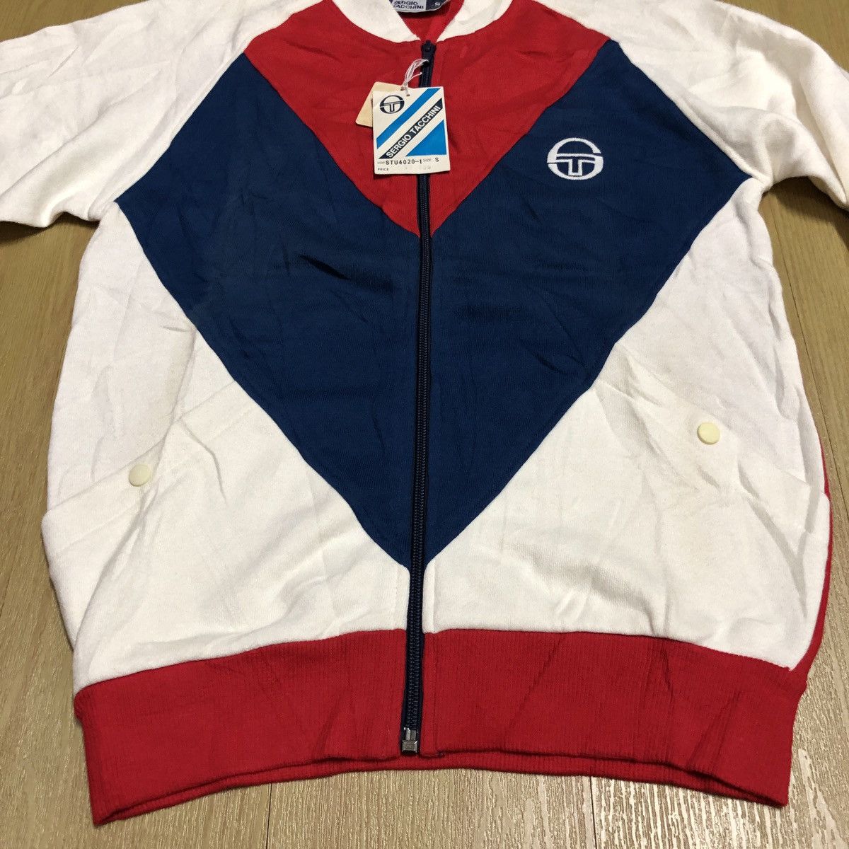Sergio Tacchini Rare Vintage Sergio Tacchini Tracktop Sweat Jacket Size US S / EU 44-46 / 1 - 3 Thumbnail