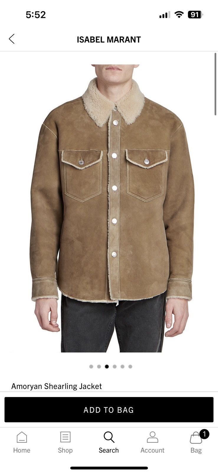 Isabel Marant Isabel marant Amoryan Shearling Jacket Size US L / EU 52-54 / 3 - 1 Thumbnail