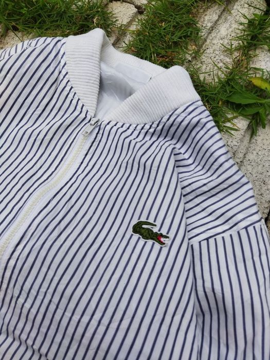 Lacoste striped outlet jacket