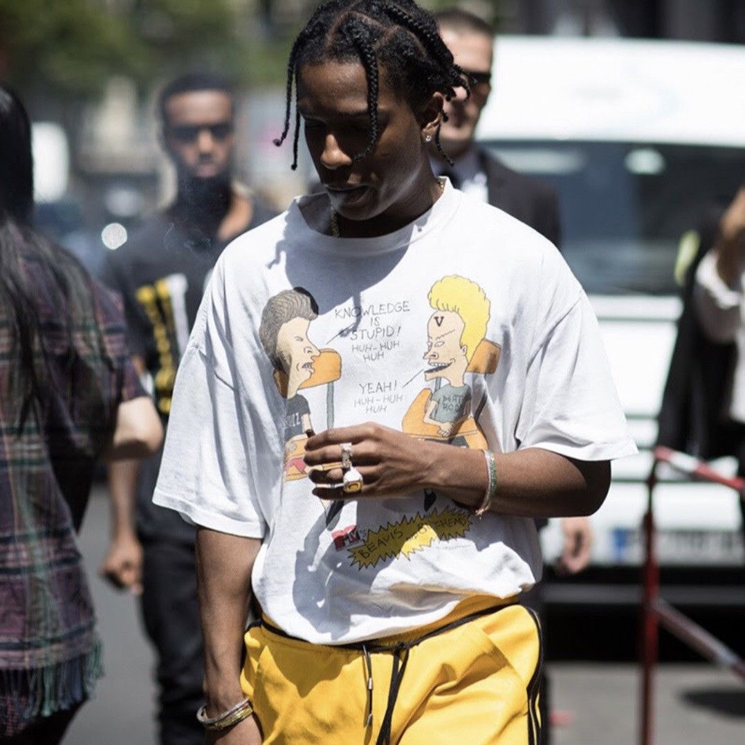 A$AP Rocky × Vintage 1992 Vintage Beavis and Buthead sweatshirt Size US M / EU 48-50 / 2 - 1 Thumbnail