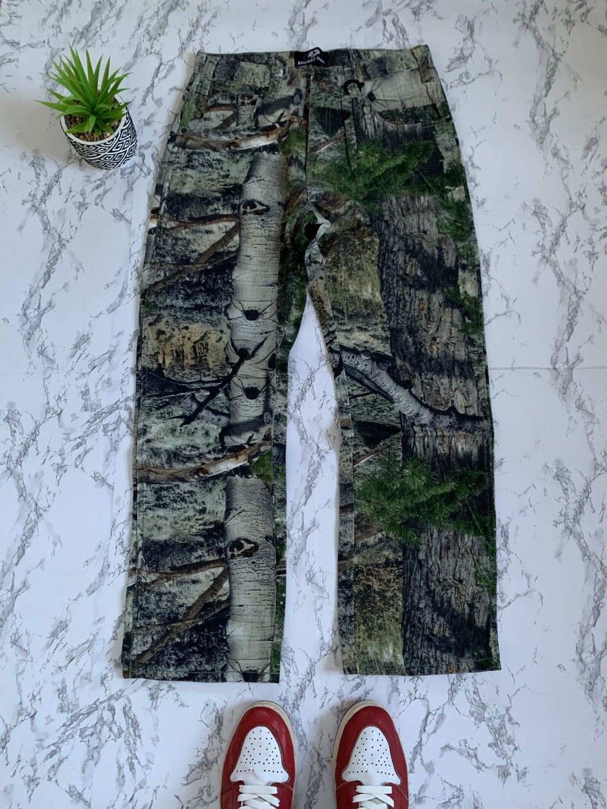 Mossy Oaks × Vintage New Old Stock Real Tree Camo Pants Size US 32 / EU 48 - 1 Thumbnail