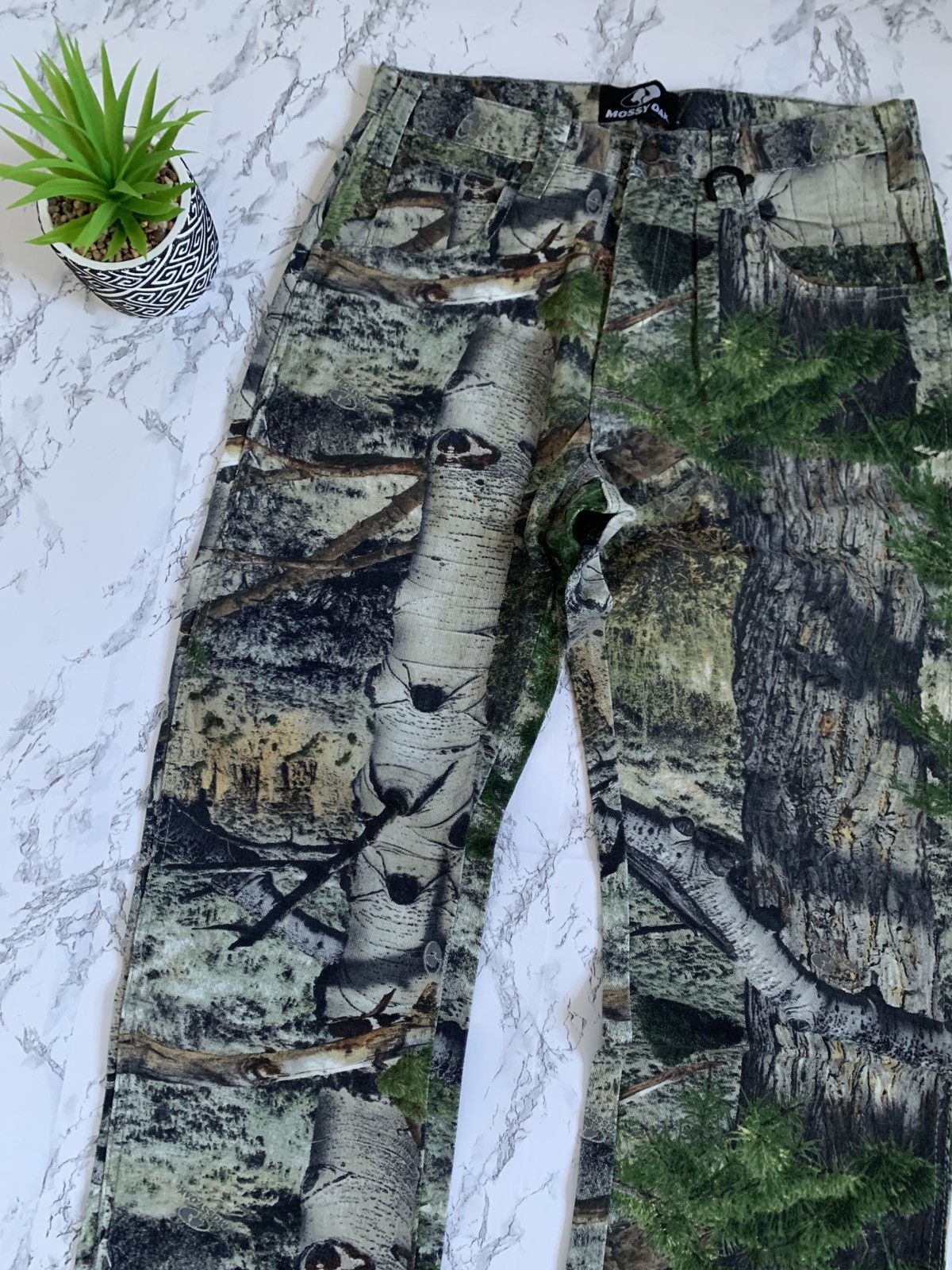 Mossy Oaks × Vintage New Old Stock Real Tree Camo Pants Size US 32 / EU 48 - 2 Thumbnail
