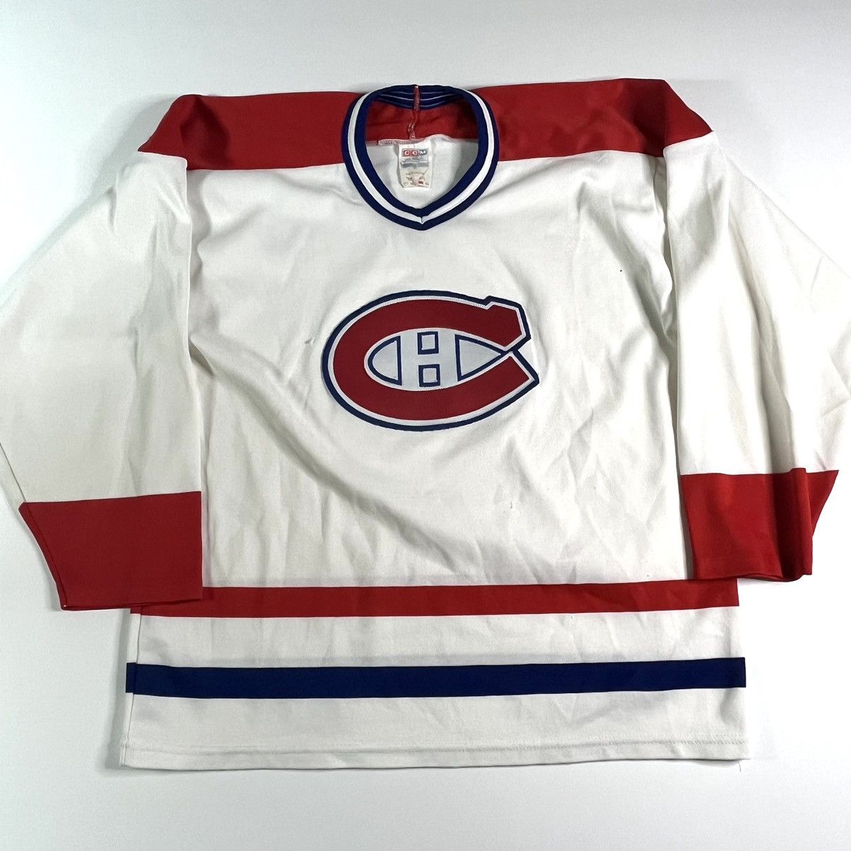 Vintage Ccm Montréal Canadiens Nhl Hockey Jersey - Xl - Rokit