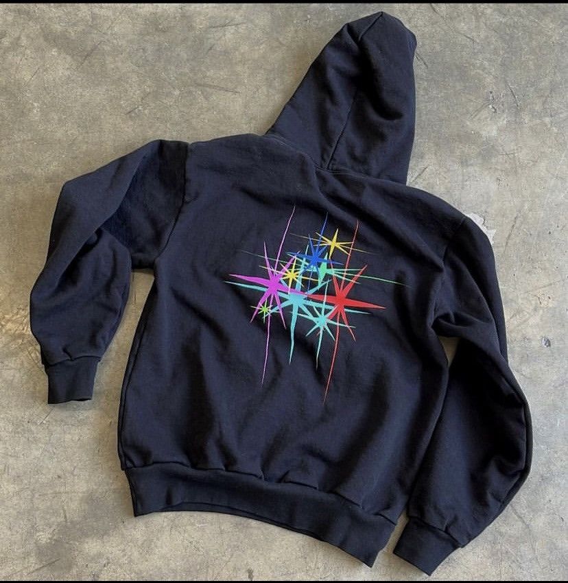 ay el ay en Ay El Ay En Multi Star Hooded Sweatshirt | Grailed