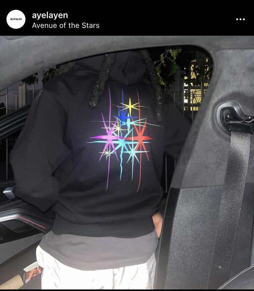 ay el ay en Ay El Ay En Multi Star Hooded Sweatshirt Size US M / EU 48-50 / 2 - 5 Thumbnail